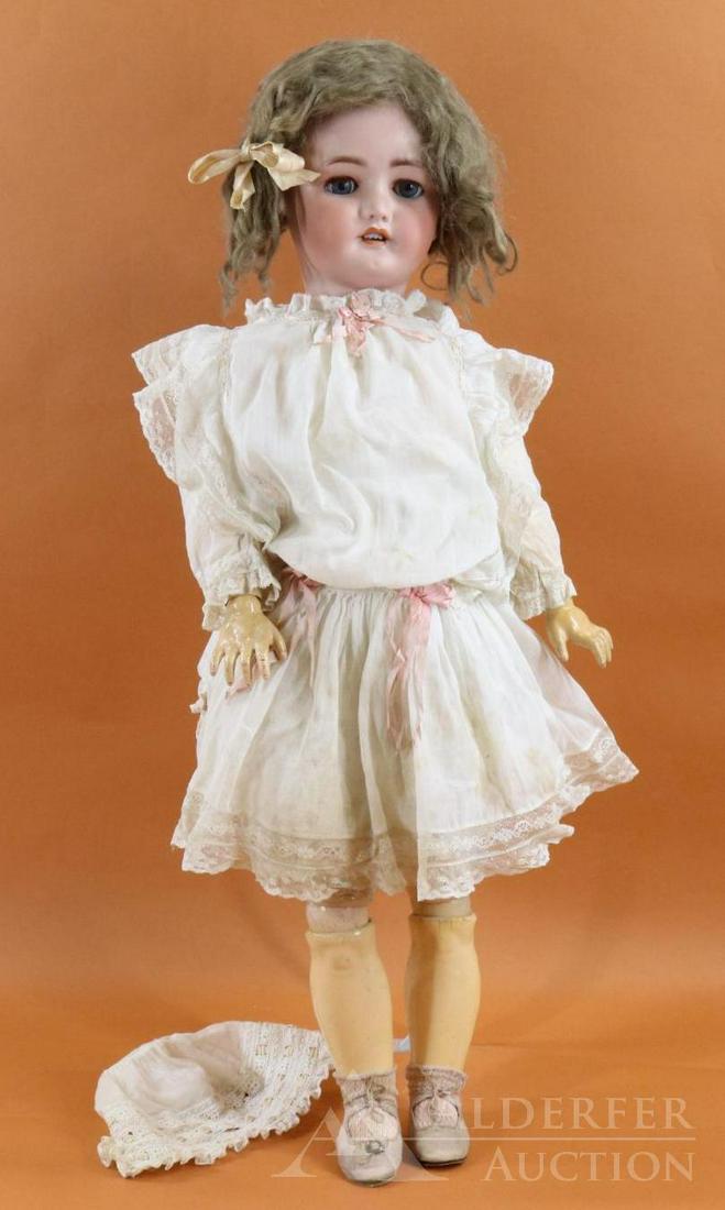 GERMAN BISQUE HEAD DOLL. (1 of 7)
