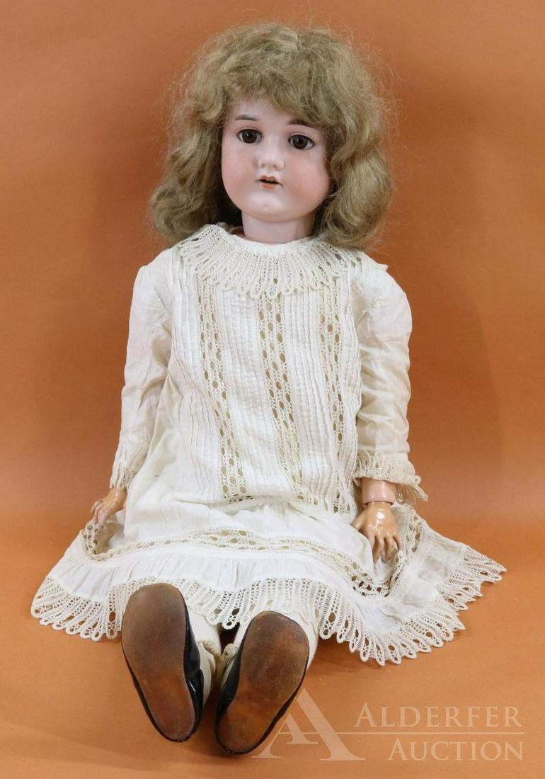 GERMAN BISQUE HEAD DOLL. (1 of 9)