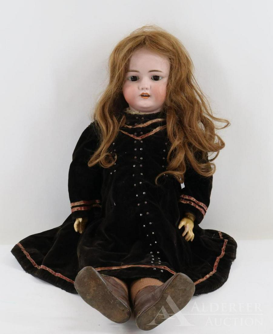 GERMAN BISQUE HEAD DOLL. (1 of 13)