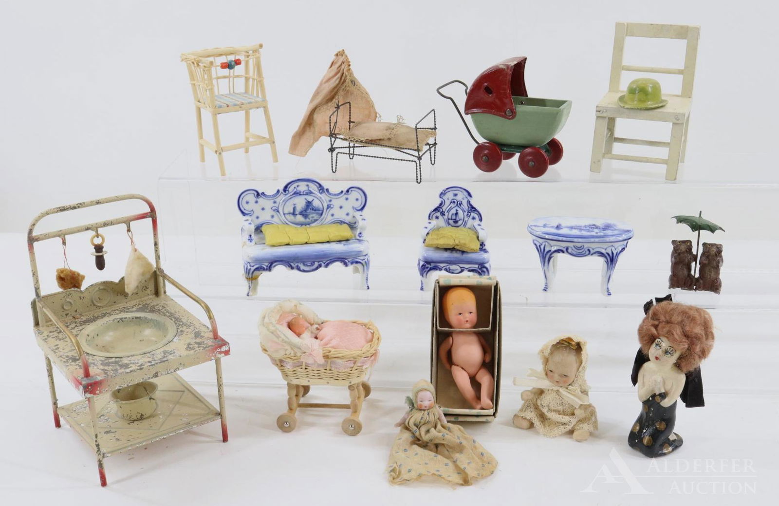 LOT OF MINIATURES, DOLLS. (1 of 13)