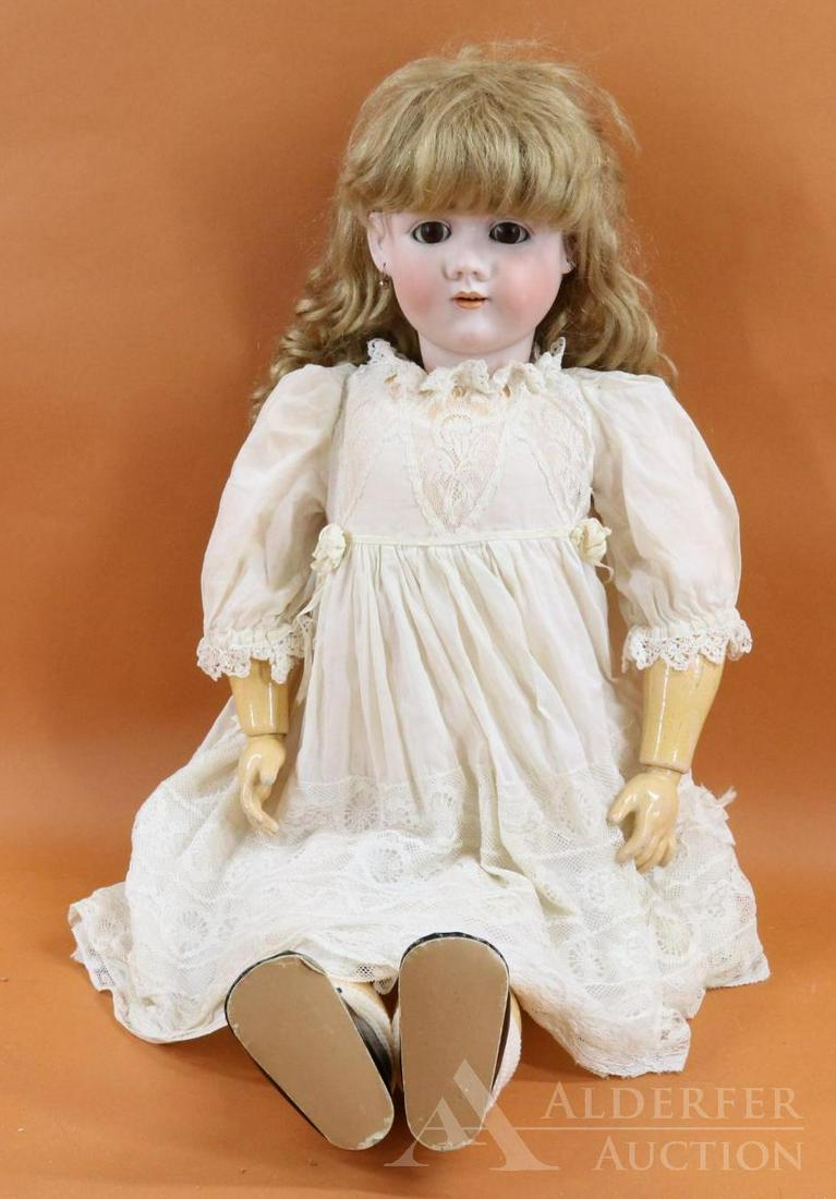 GERMAN BISQUE HEAD DOLL. (1 of 9)
