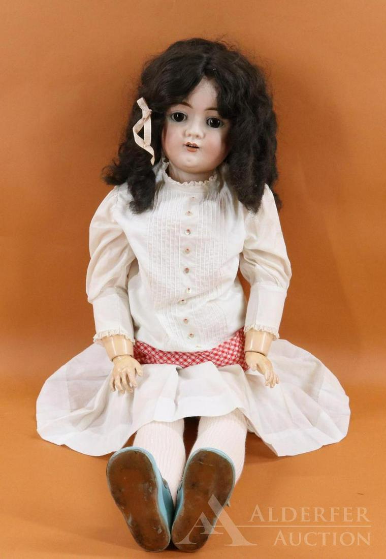 GERMAN BISQUE HEAD DOLL. (1 of 11)