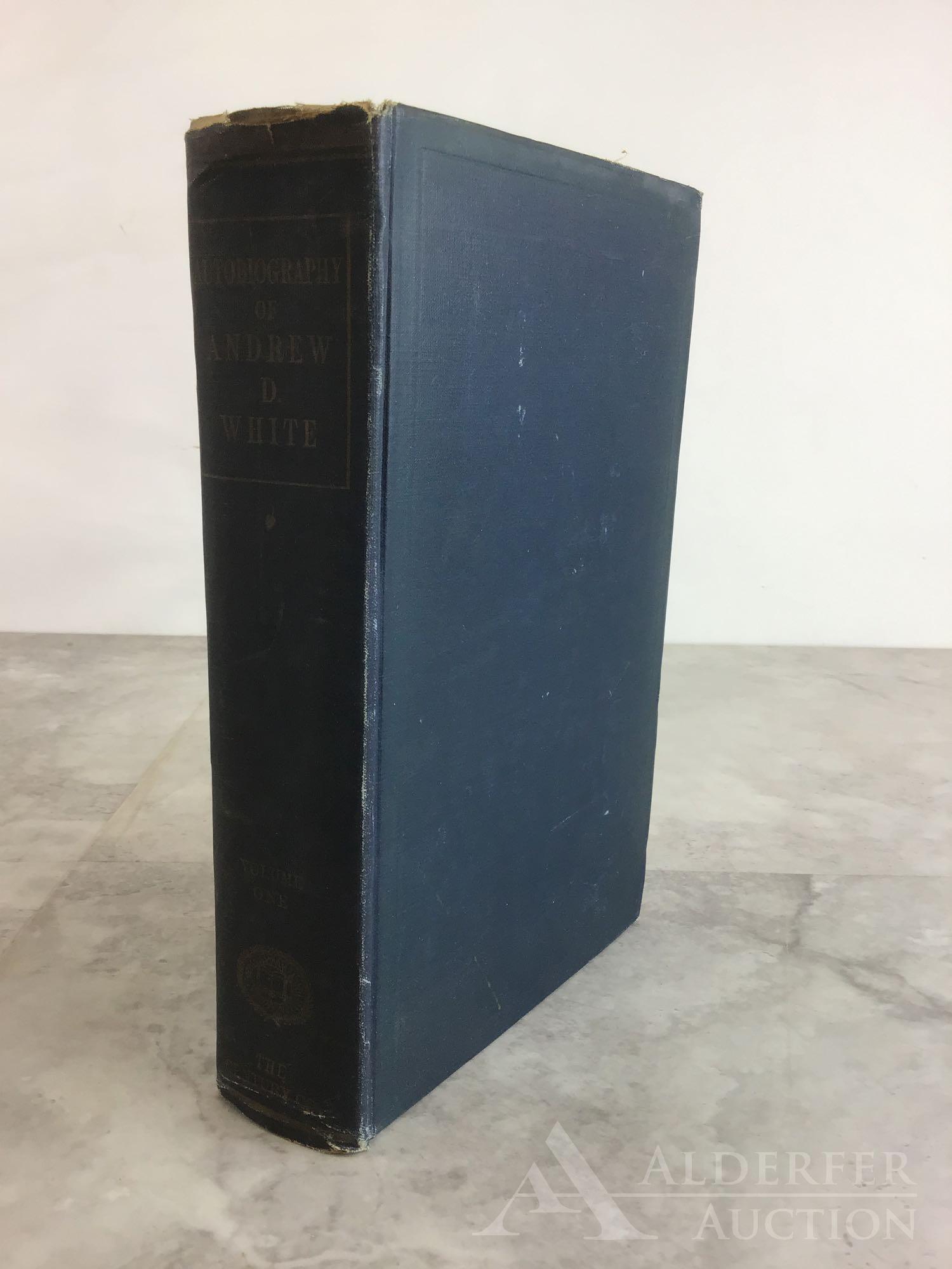 Autobiography of Andrew Dickson White Vol. I, Signed (1 of 8)
