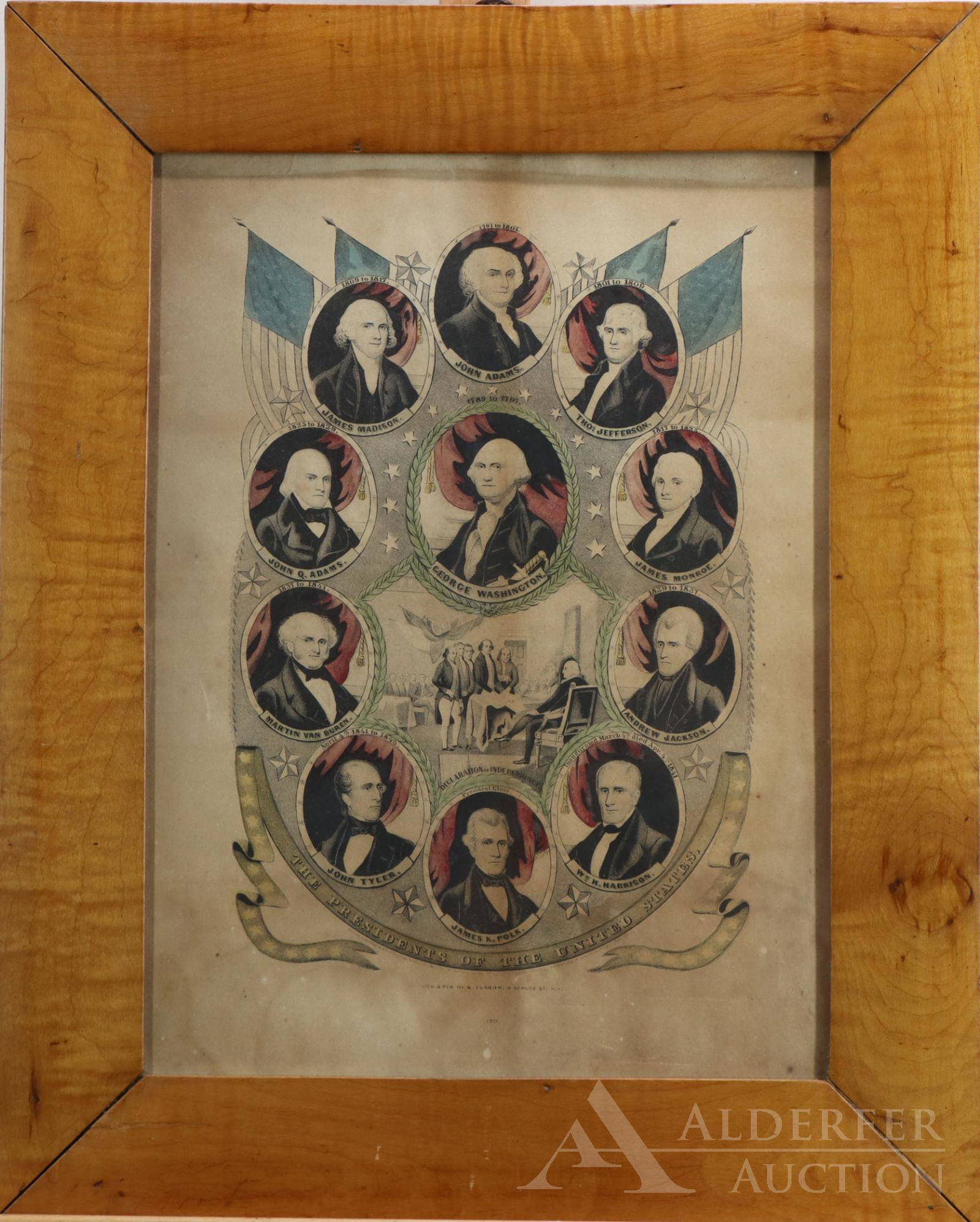 Currier Presidential Print--James K. Polk (1 of 6)