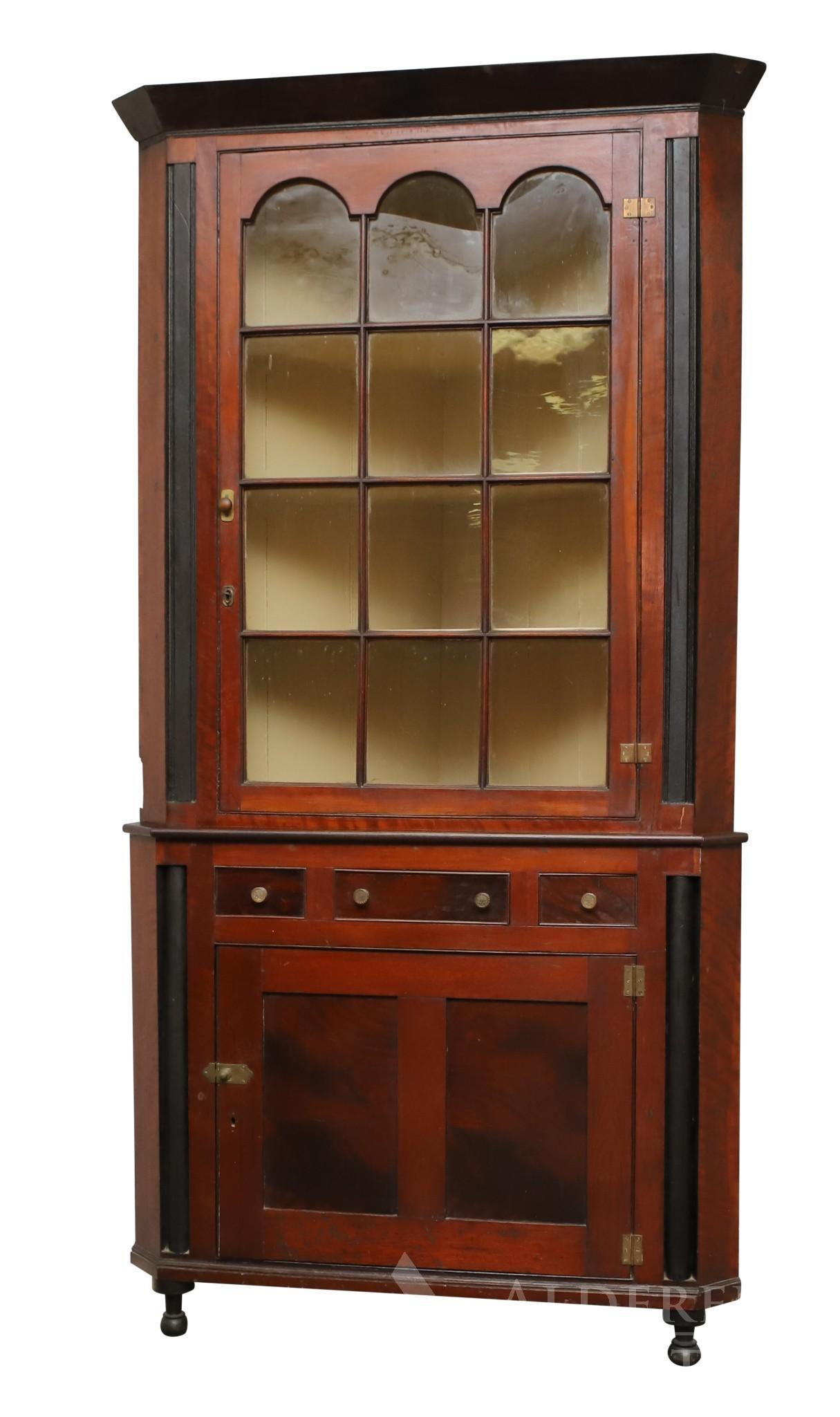 Walnut Corner Cupboard (1 of 18)