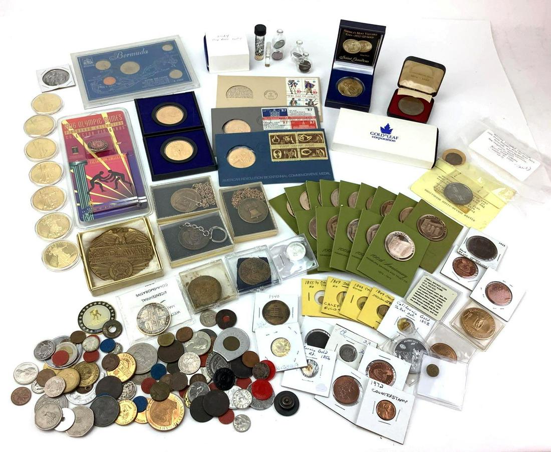 MEDALS, TOKENS, FOREIGN (1 of 19)