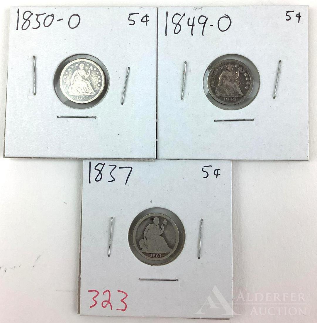 SEATED HALF DIMES (1 of 8)