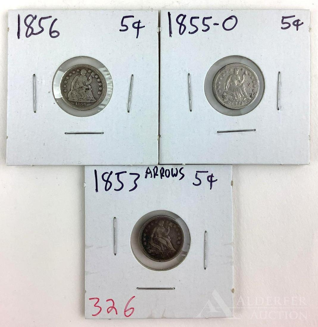 SEATED HALF DIMES (1 of 8)