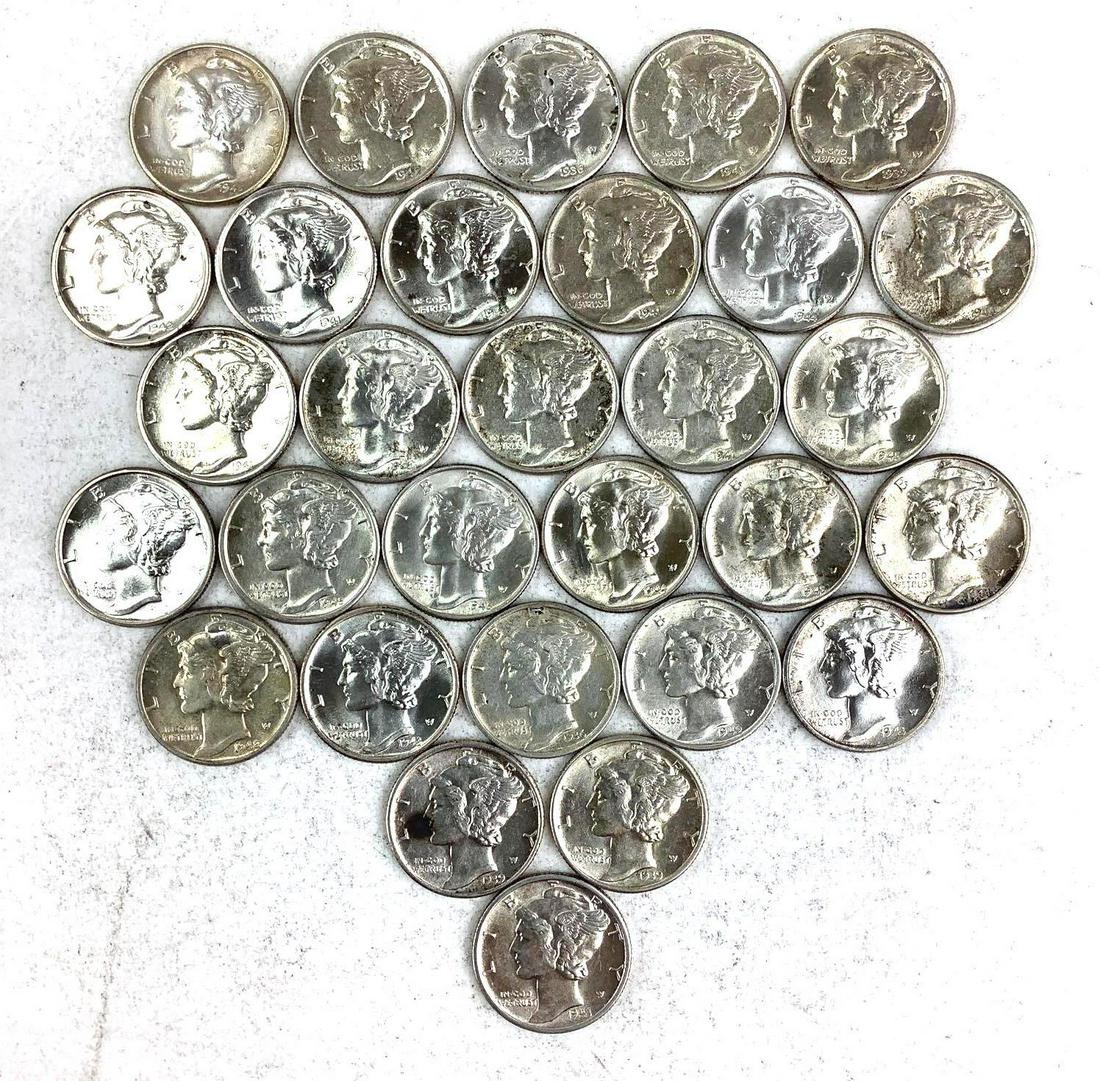 MERCURY DIMES (1 of 6)