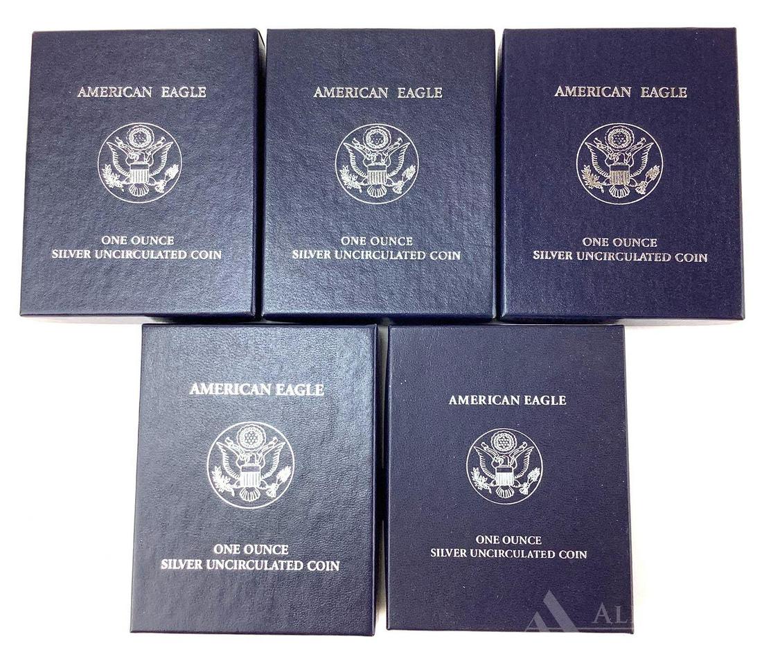 SILVER AMERICAN EAGLES (1 of 9)