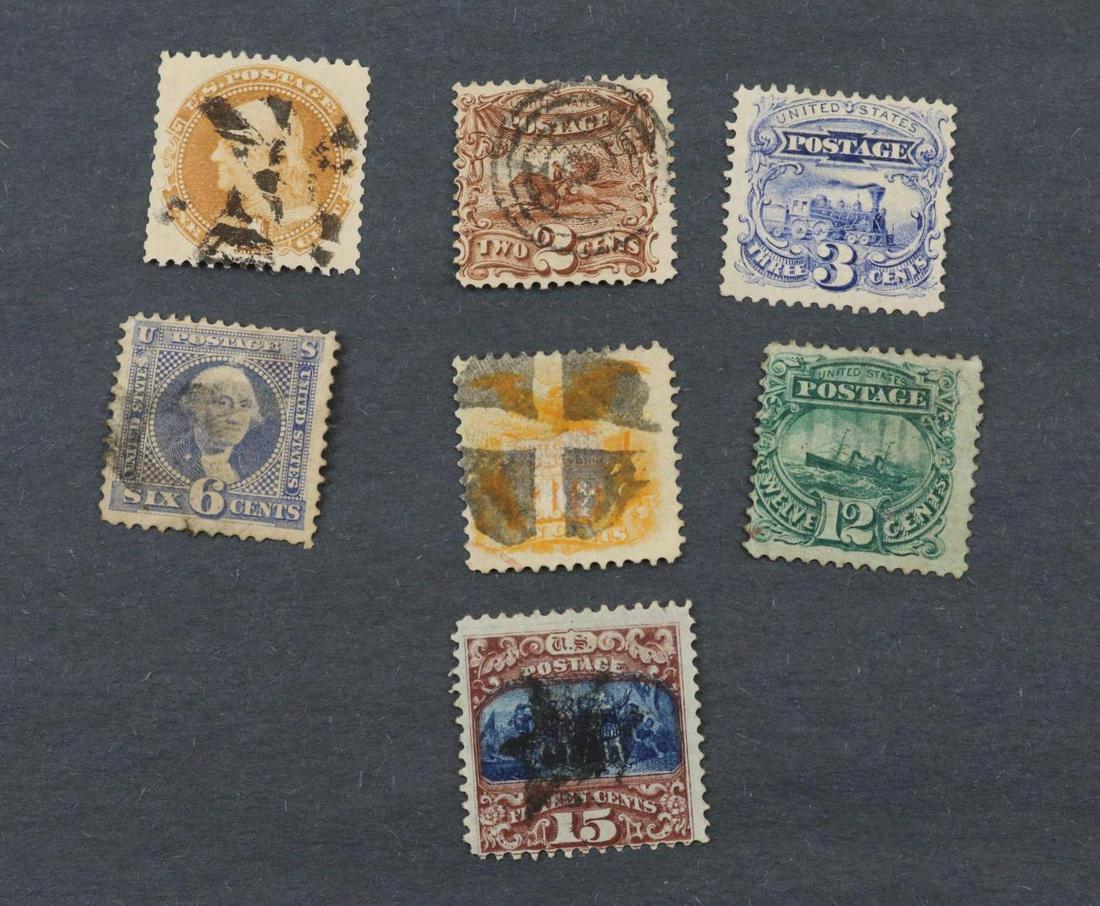 US Stamps #112 - #117, #119 (1 of 1)