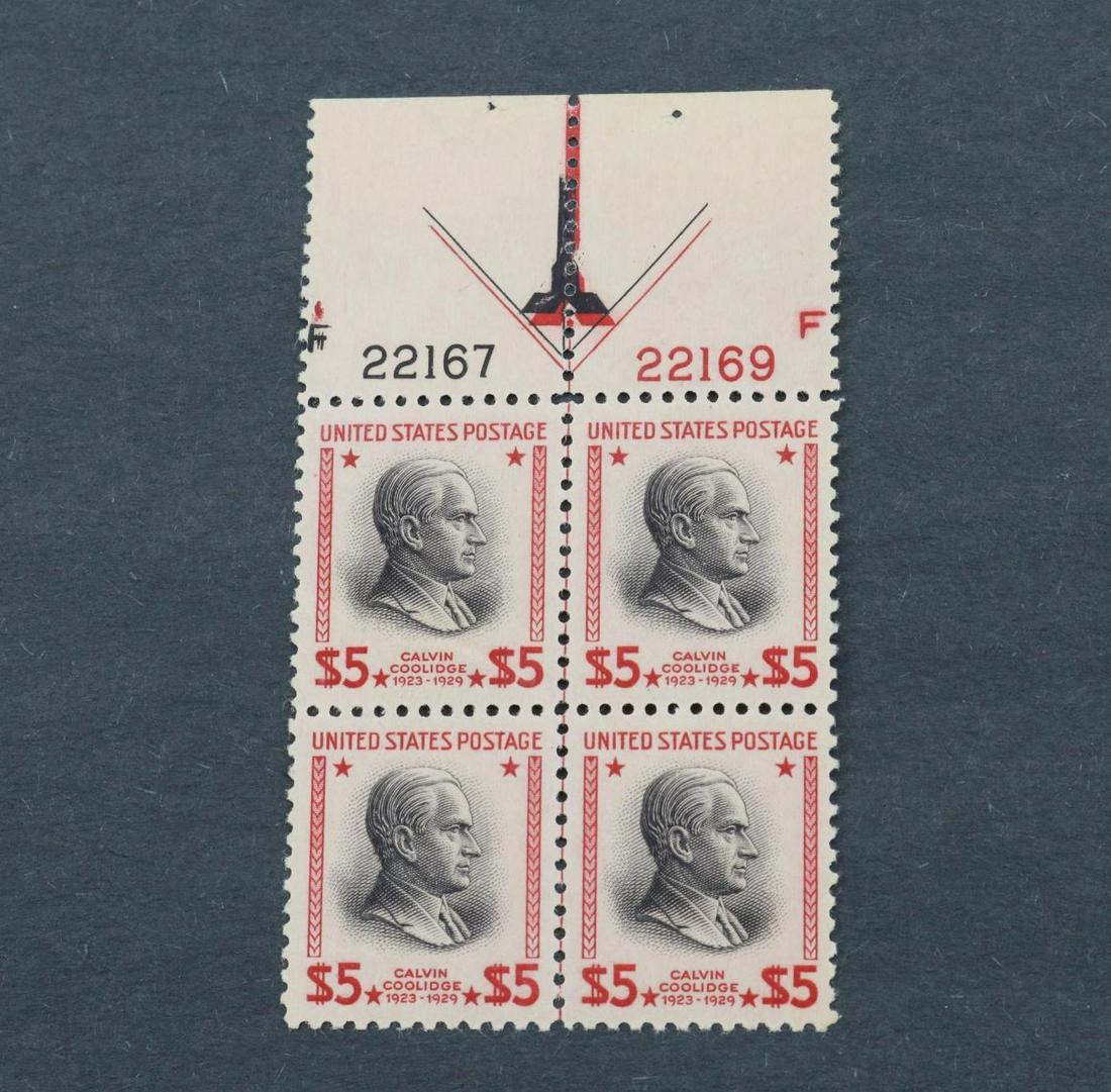 US Stamps #834 Plate Block (1 of 2)