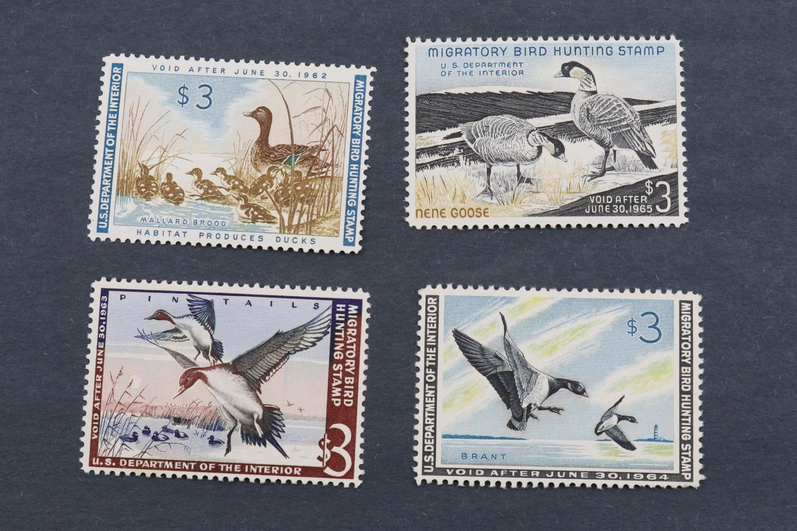 US Stamps RW 28 - RW 31 (1 of 2)