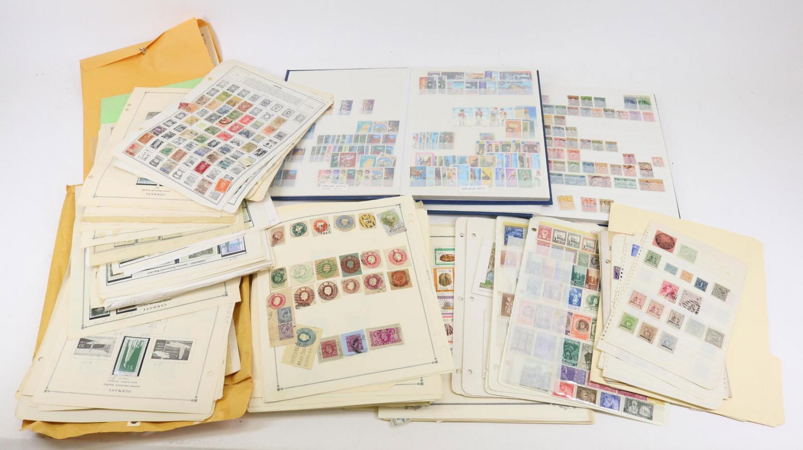 Worldwide Stamps Mix on Pages (1 of 6)