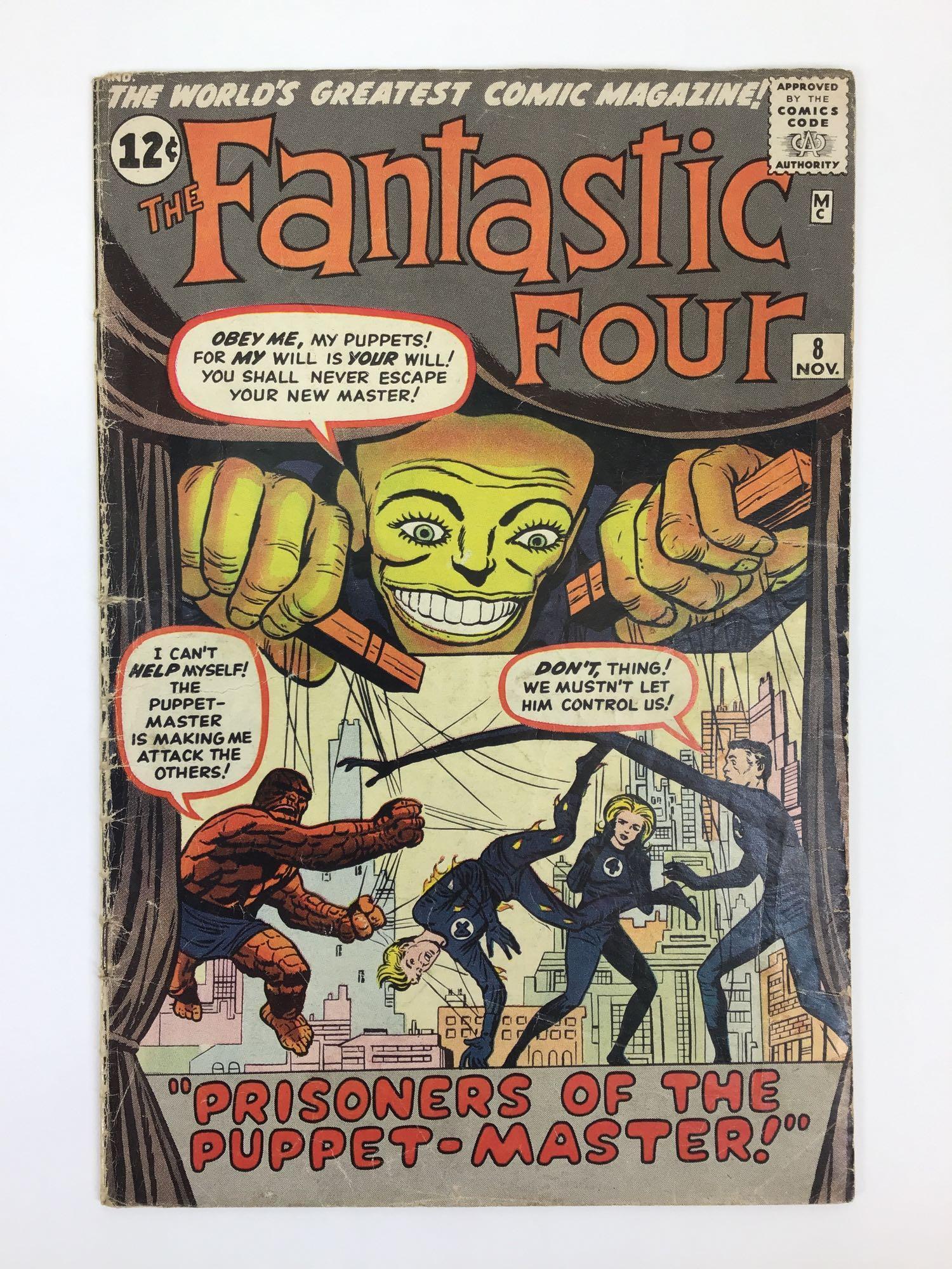 Fantastic Four #8 1st App. Puppet Master (1 of 3)