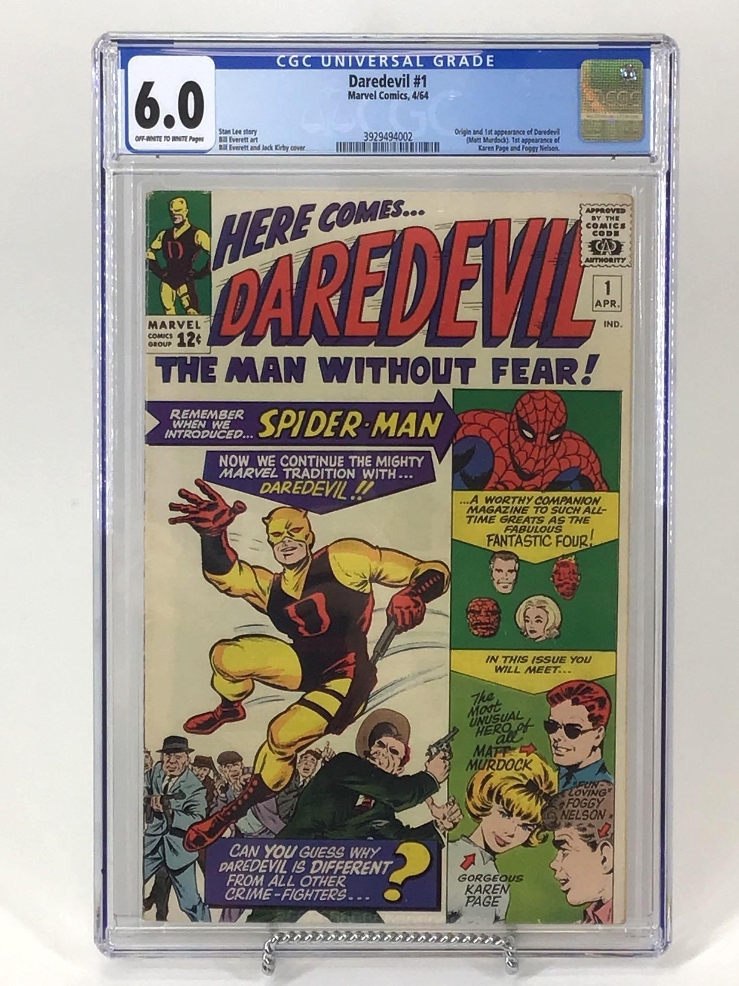 Daredevil #1 CGC 6.0 1st App. and Origin of Daredevil (1 of 3)