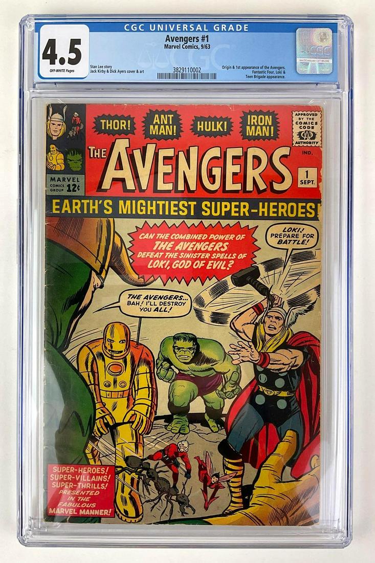 Avengers #1 CGC 4.5 1st App. Avengers (1 of 3)