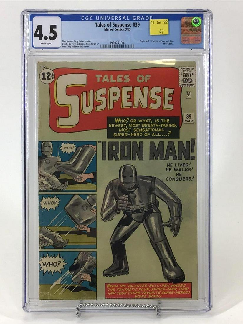 Tales of Suspense #39 CGC 4.5, 1st. App. Iron Man (1 of 3)
