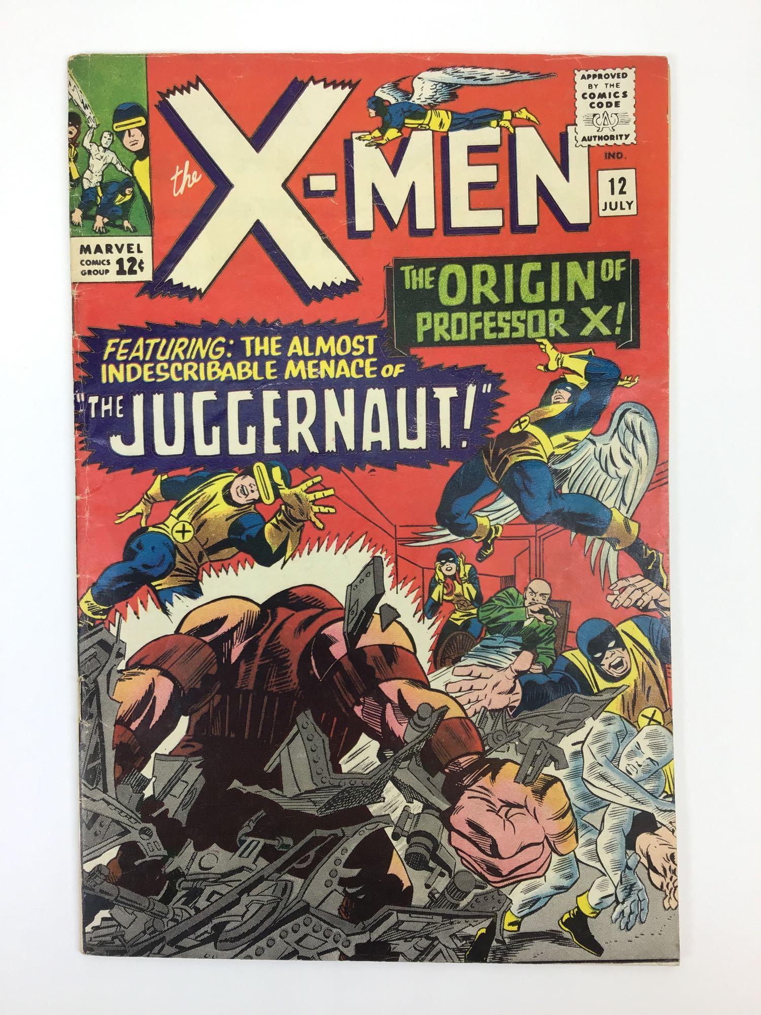 X-men #12 1st App. Juggernaut: Origin of Professor X, 1st Appearance of The Juggernaut (Cain Marko)