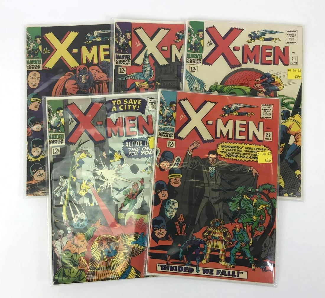 X-Men #18, 20, 21, 22, 23.  (1 of 3)