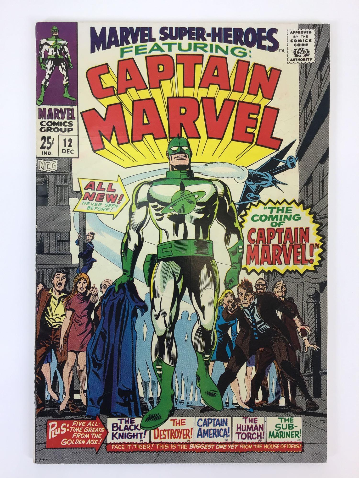 Marvel Super-Heroes #12 1st. App. Captain Marvel (1 of 3)