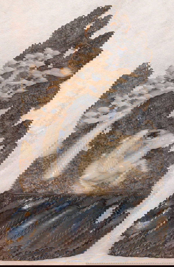 487 Asian Soapstone Carving.