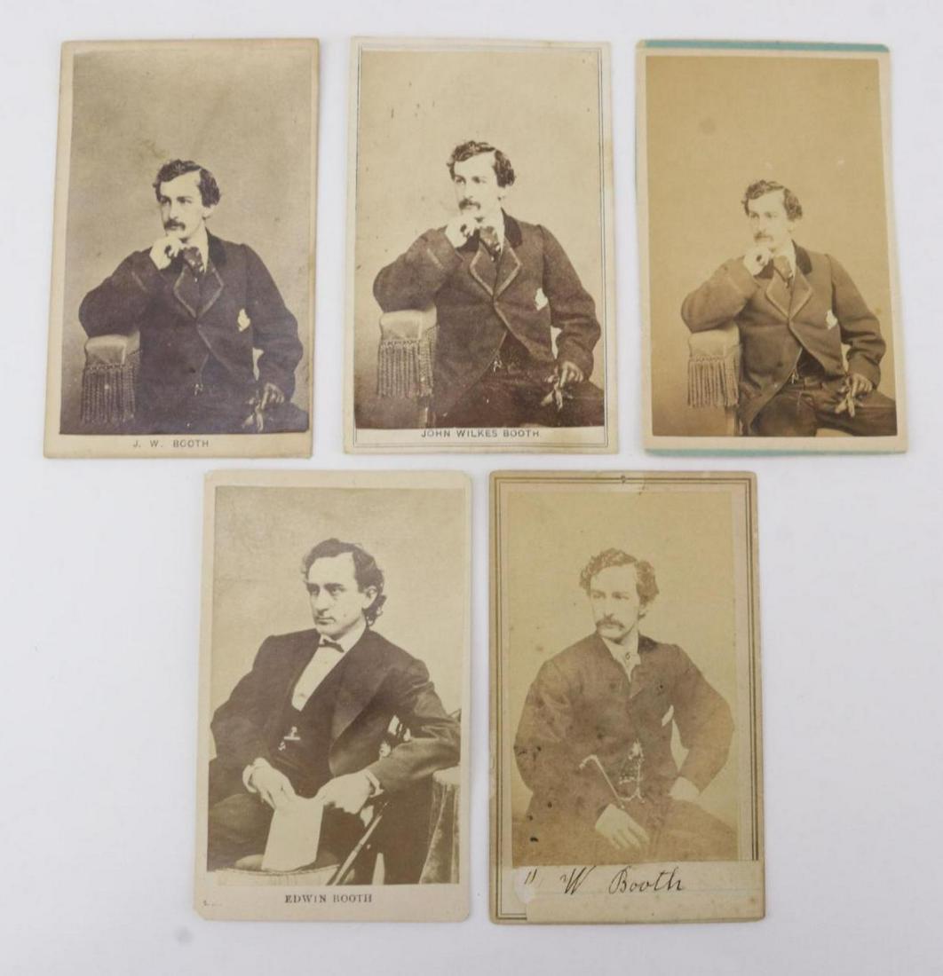 Civil War Period CDV's of John Wilkes Booth, Grouping (1 of 20)