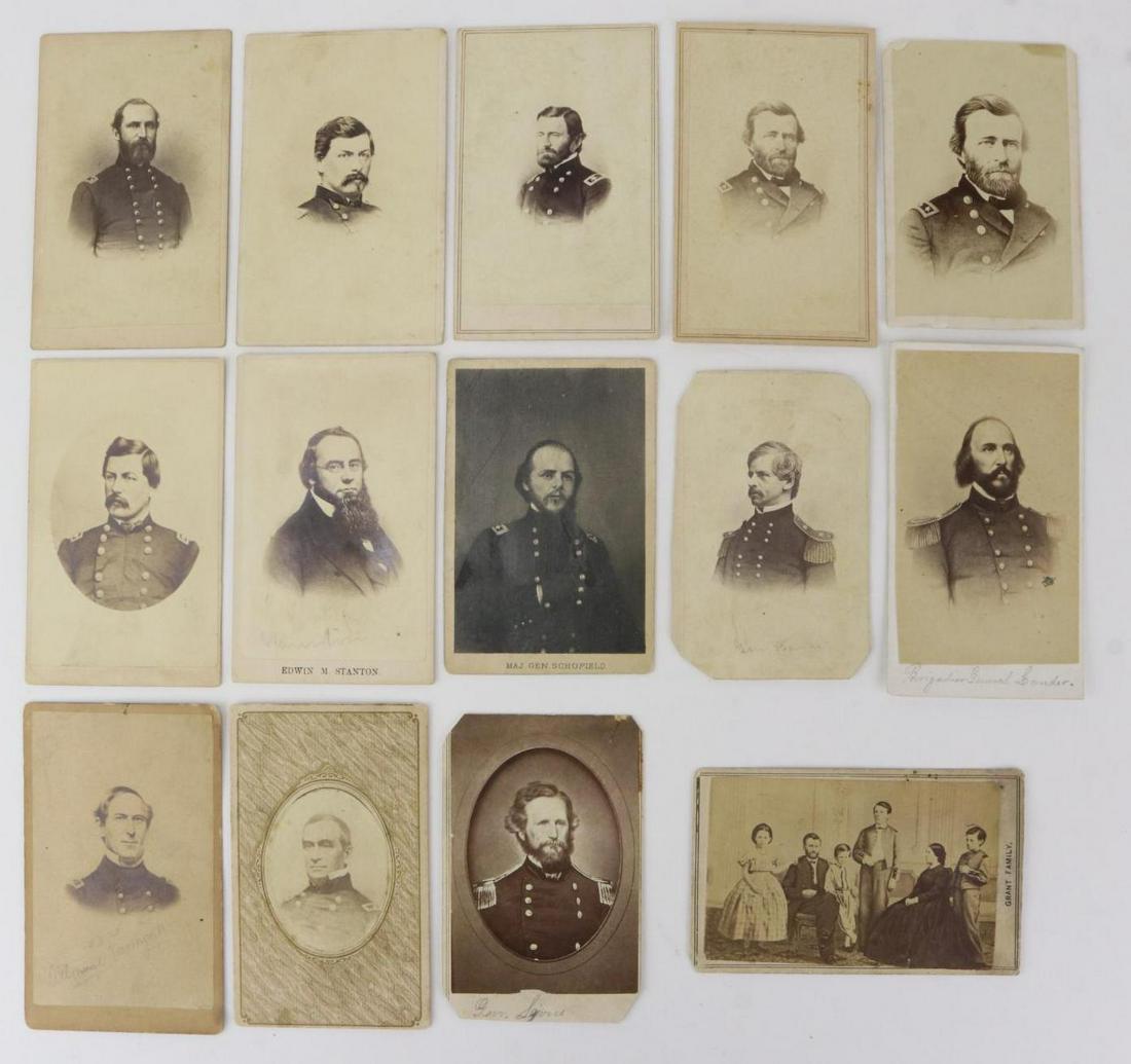 Civil War period CDV's of Engravings of Notable (1 of 15)