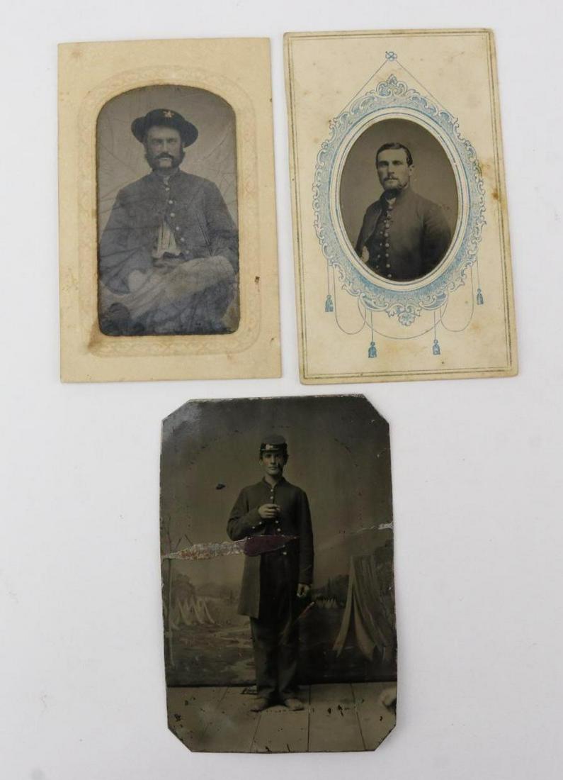 Civil War Soldier Tintypes, Grouping (1 of 10)