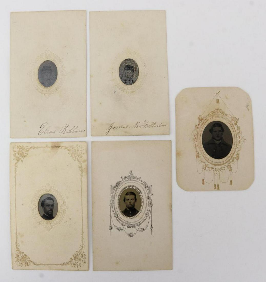 Civil War Soldier Tintypes, Grouping (1 of 18)