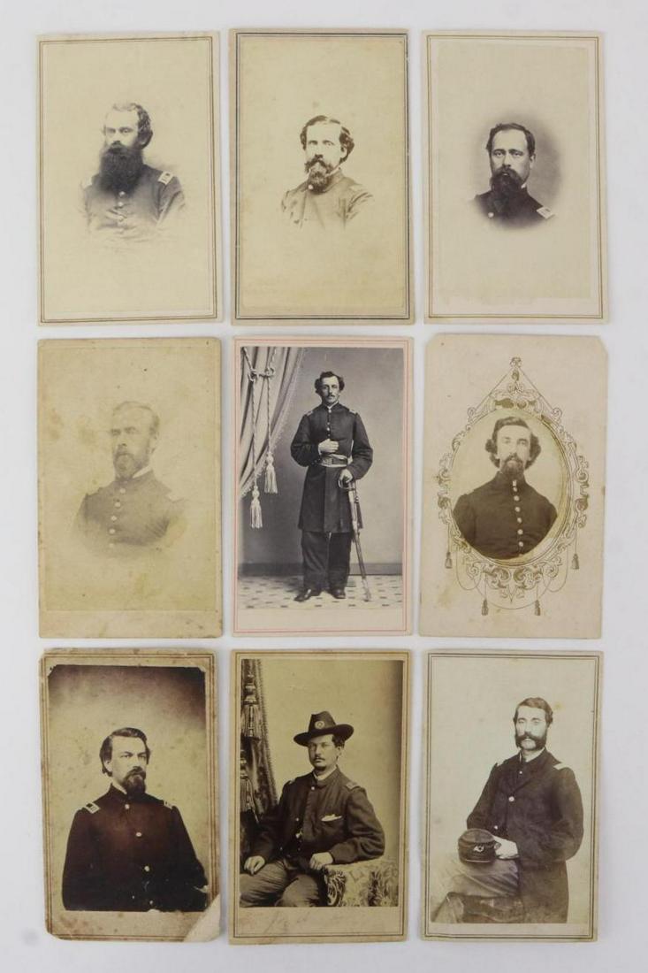 Civil War Officers CDV's, Grouping (1 of 11)