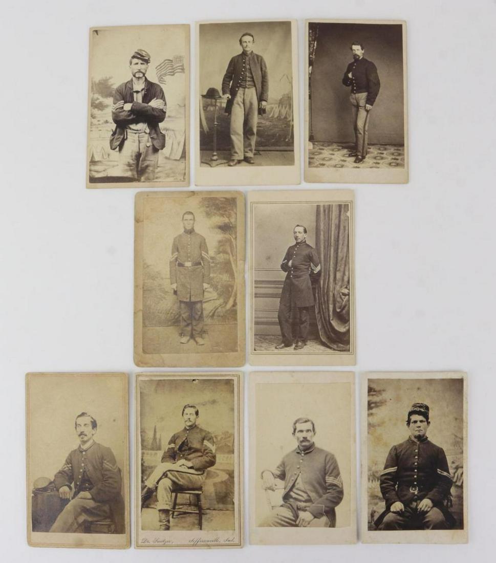 Civil War Non-Commissioned Officers CDV's, Grouping (1 of 11)