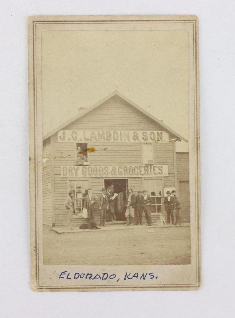 CDV of Dry Goods Store in Eldorado Kansas (1 of 4)