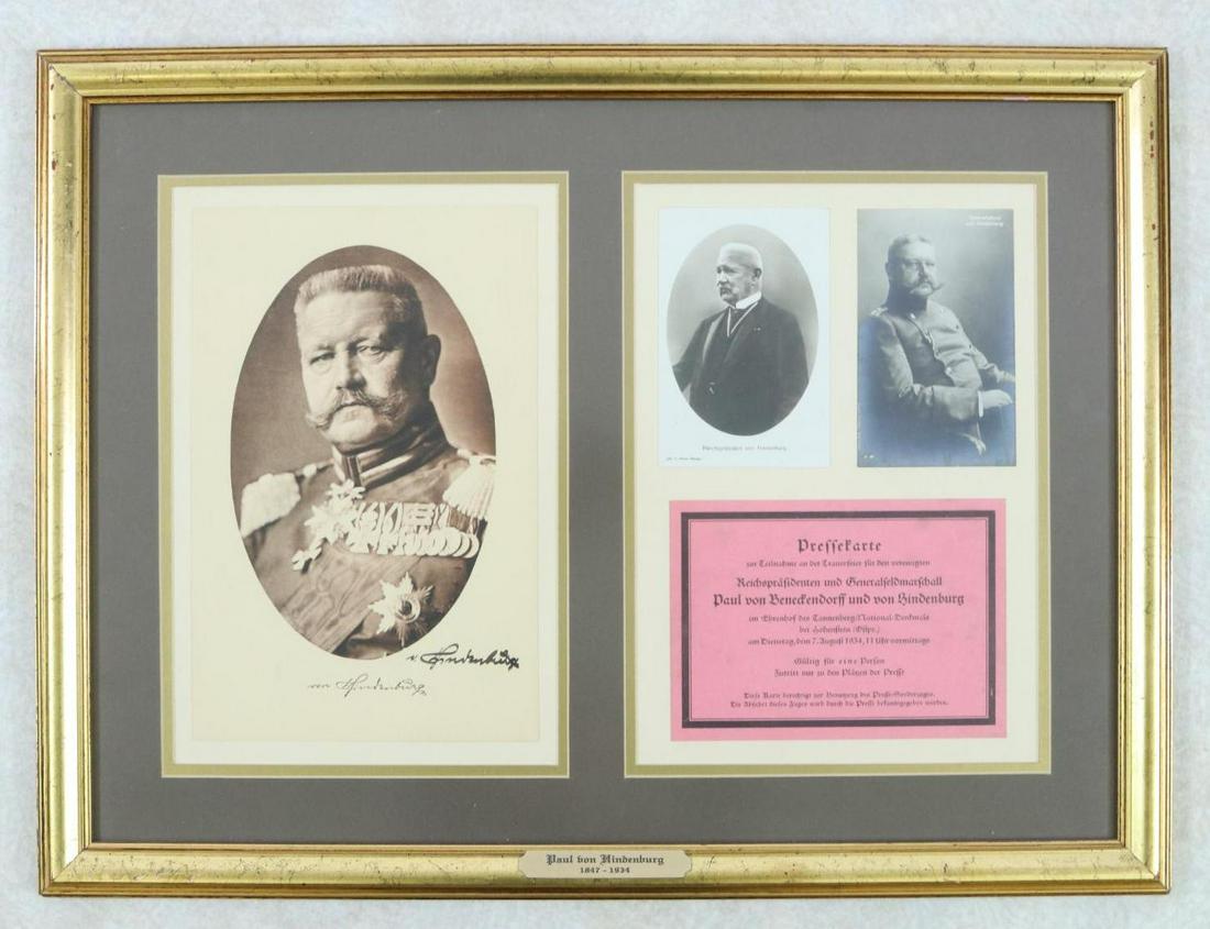 Paul Von Hindenburg Autograph (1 of 8)