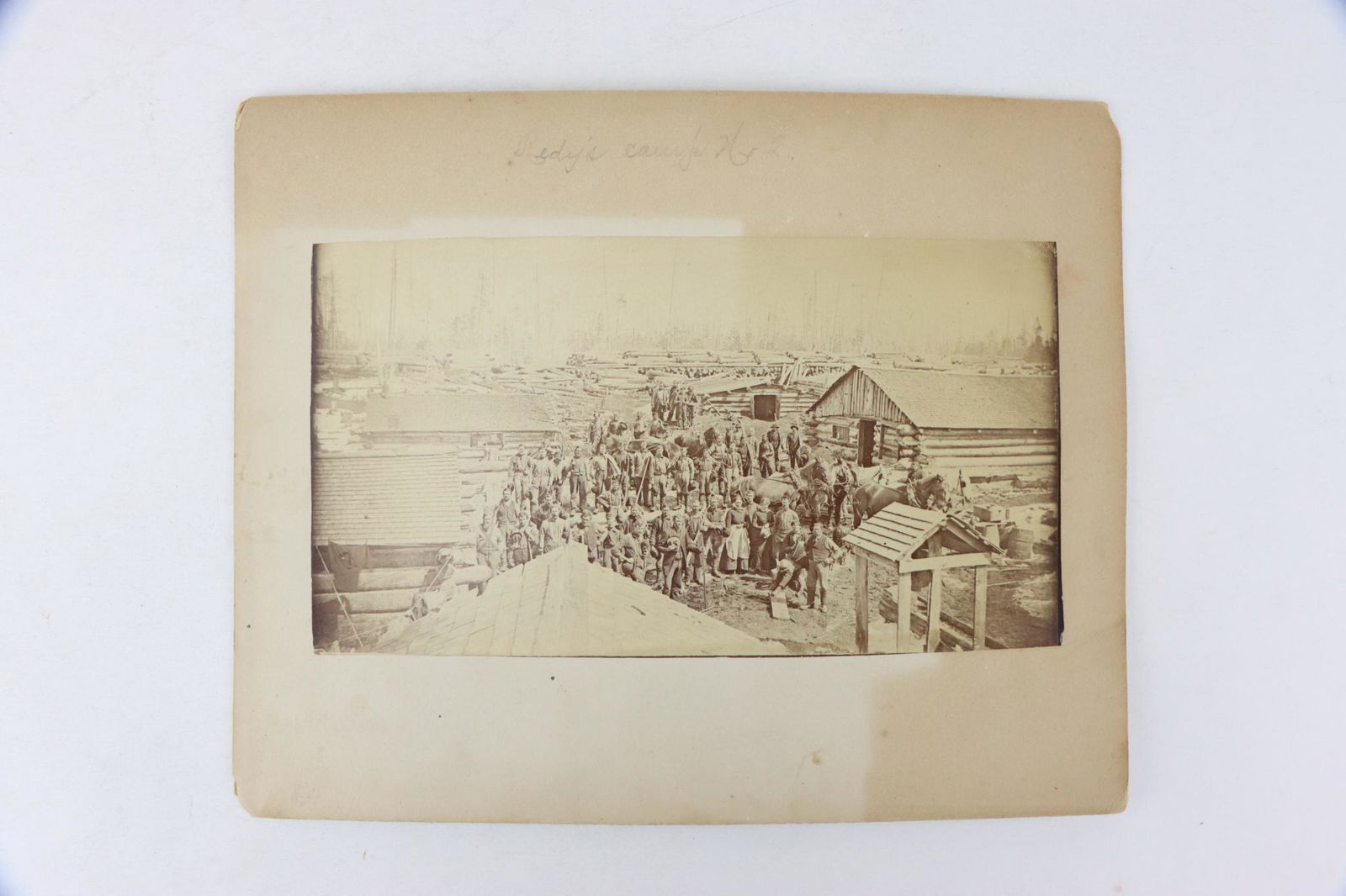 Photograph-Logging Camp, Large Format (1 of 6)