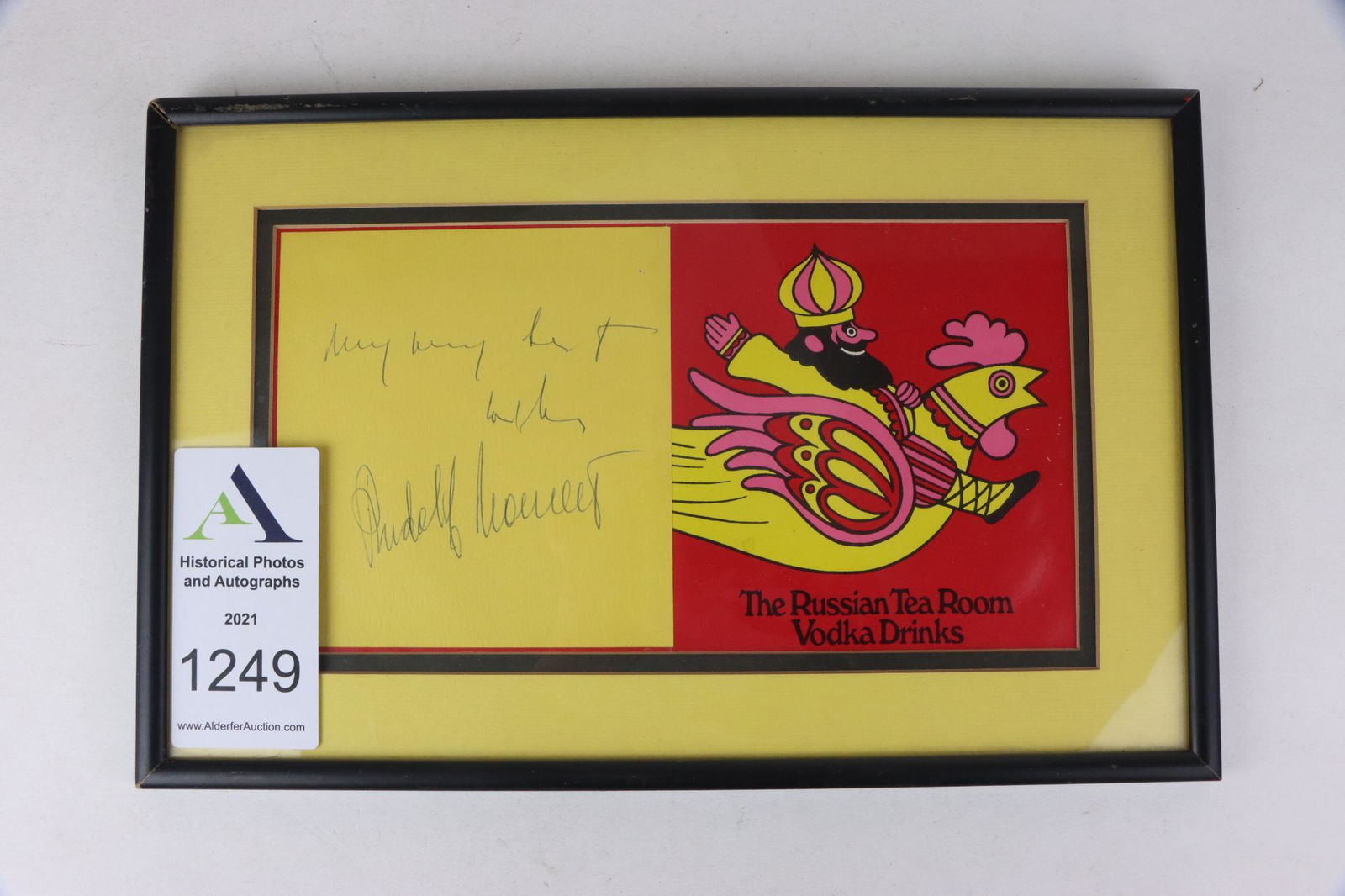 Rudolf Nureyev Autograph (1 of 5)