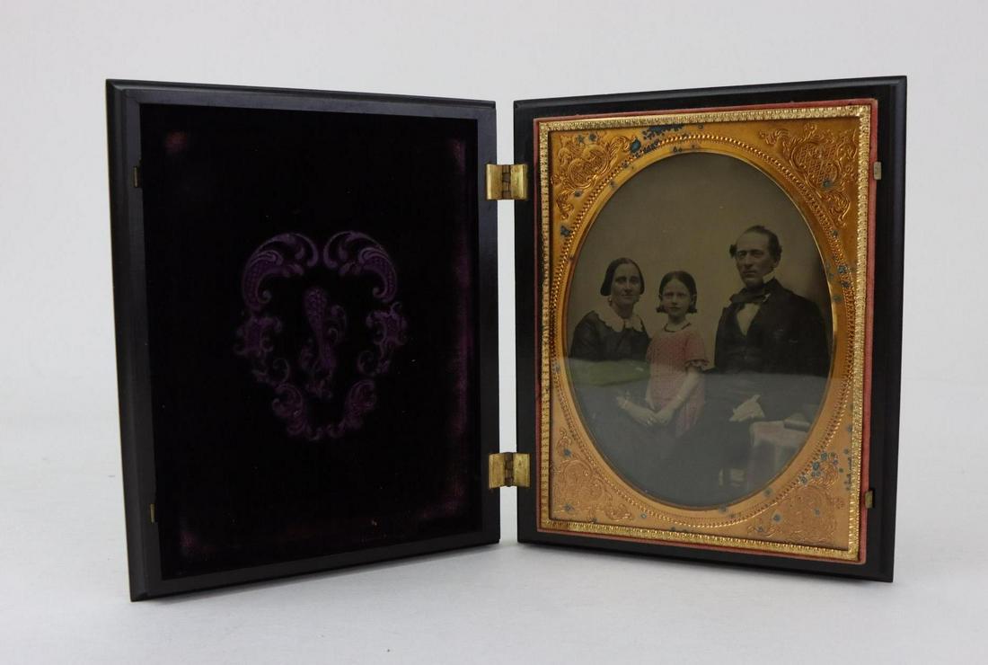 Half-Plate Ambrotype of Family In Union Case (1 of 10)