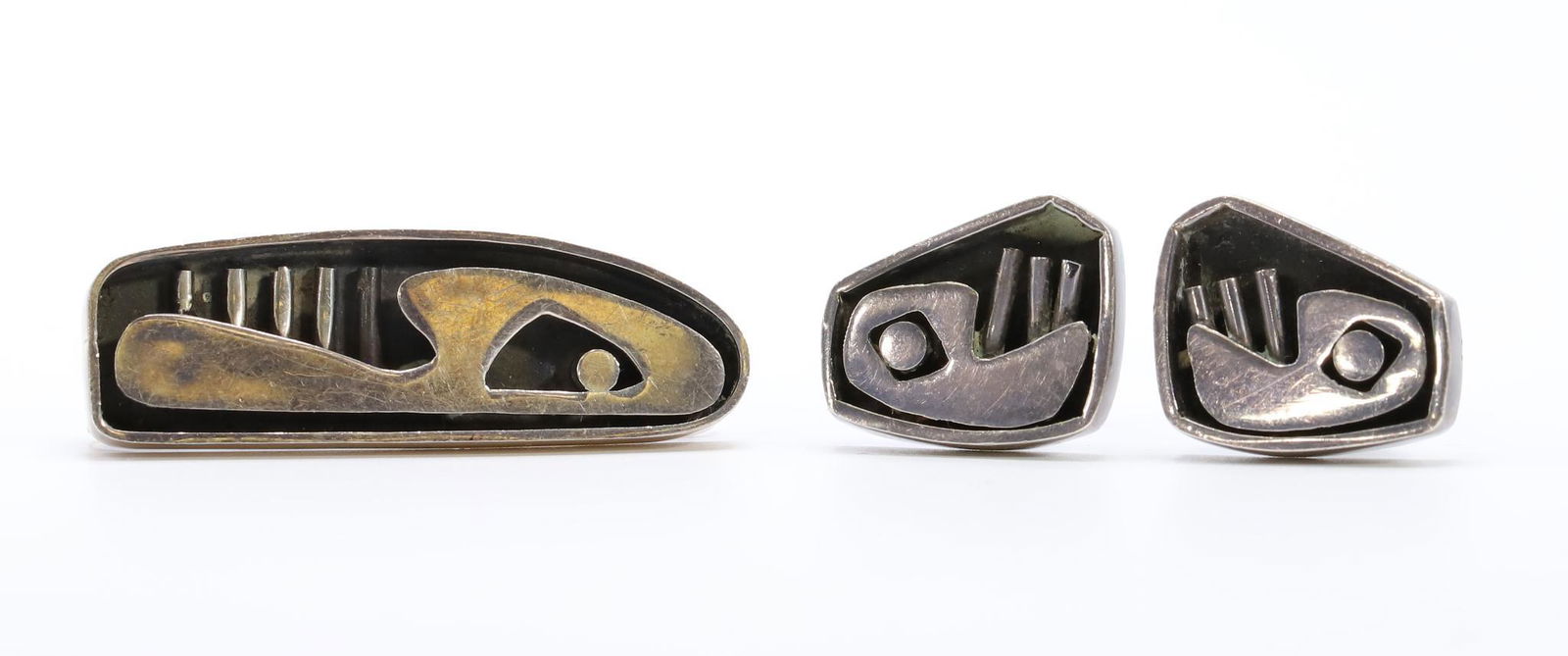 Salvador Teran Cufflinks, Tie Bar (1 of 7)