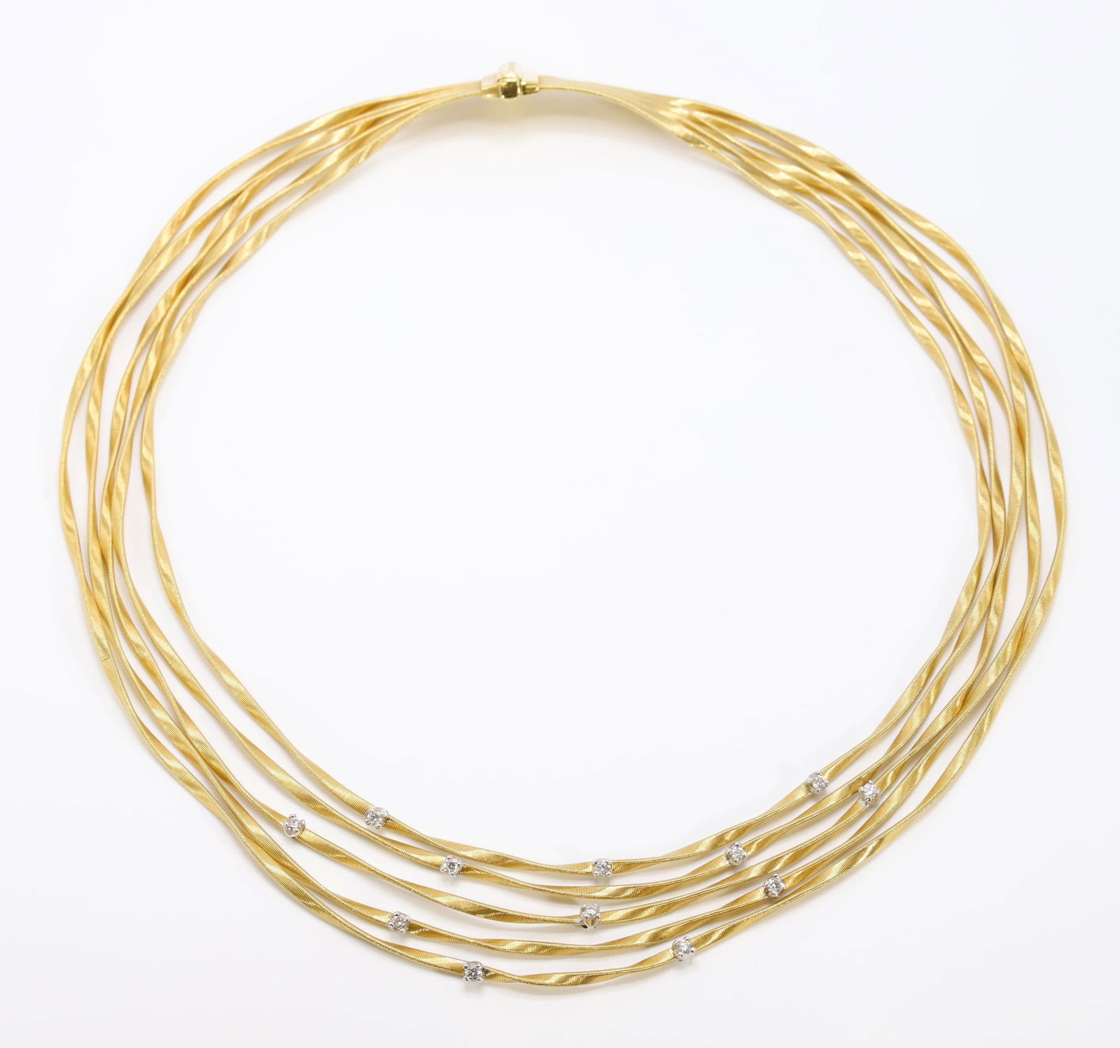 Marco Bicego 18KY Gold Diamond Necklace (1 of 6)