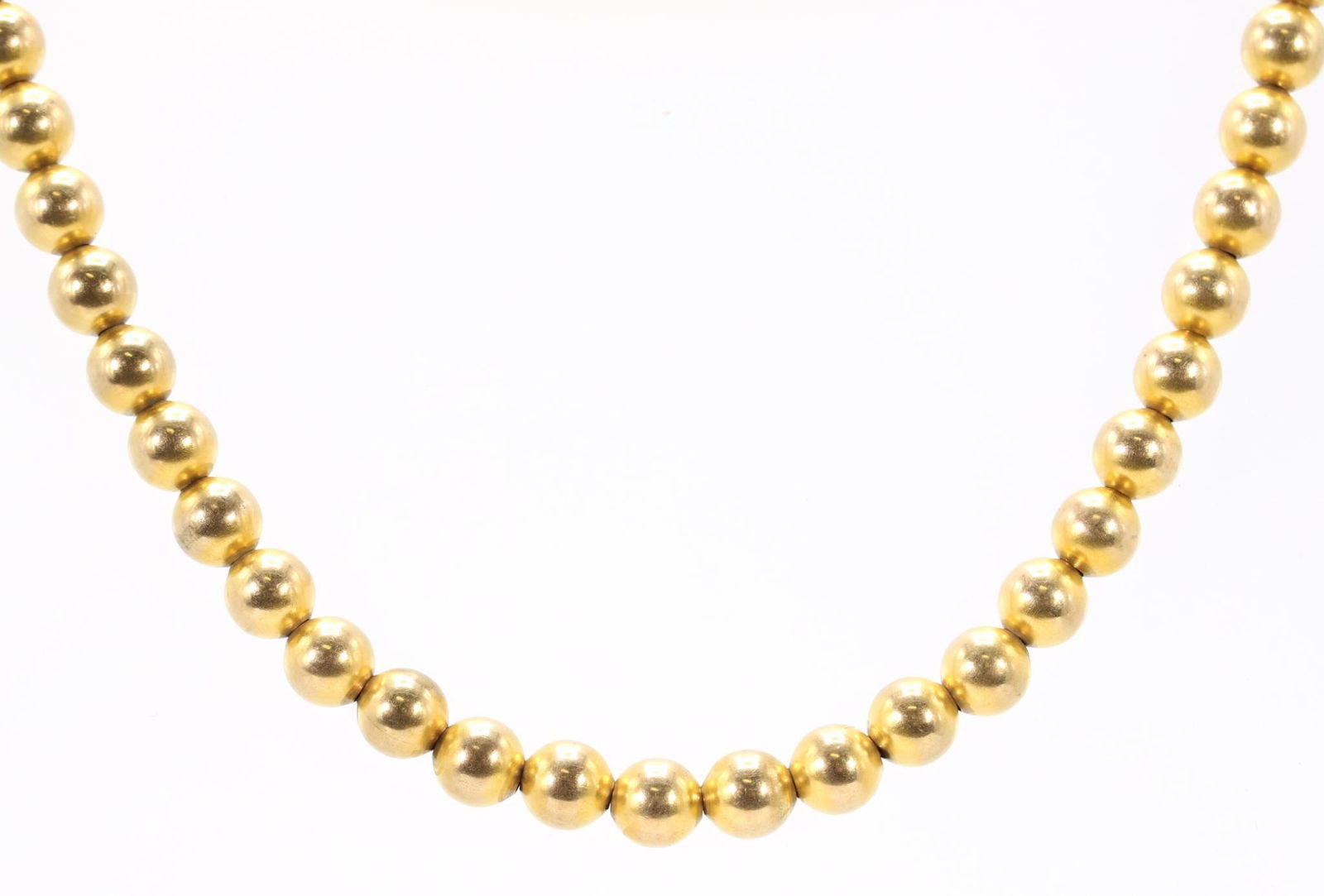 10KY Gold Bead Necklace (1 of 6)