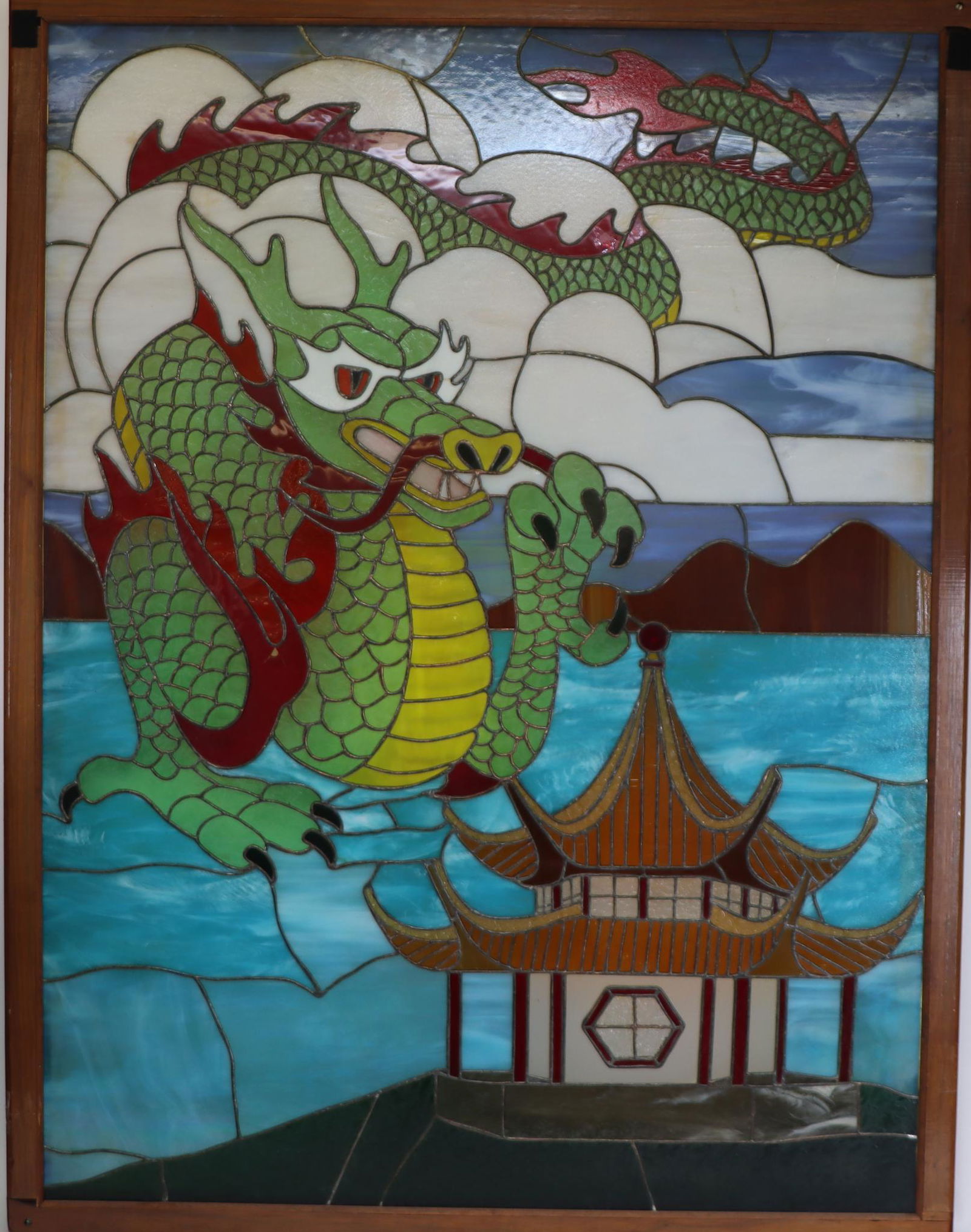 Hanging Stained Glass Window (1 of 5)