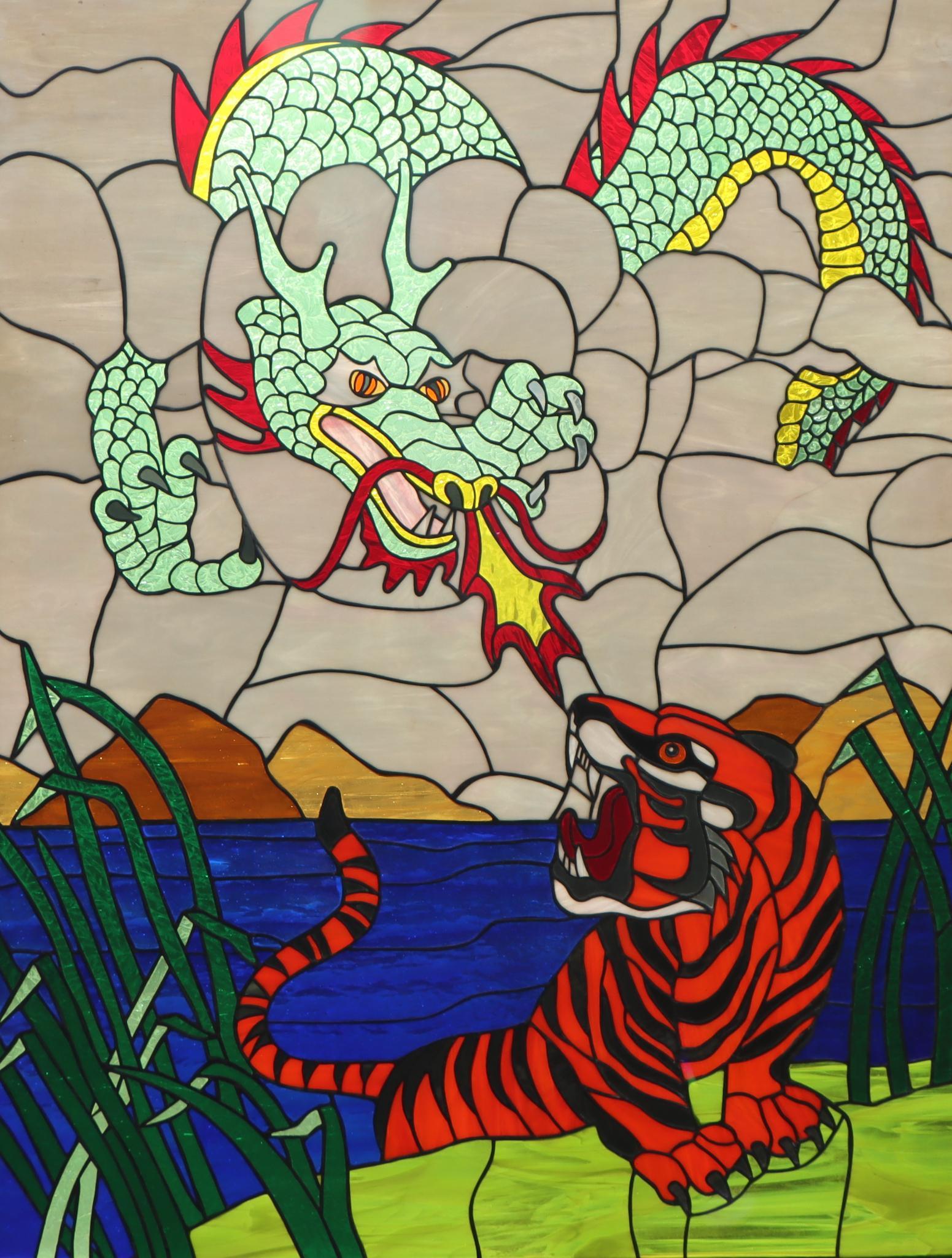 Hanging Stained Glass Window (1 of 4)