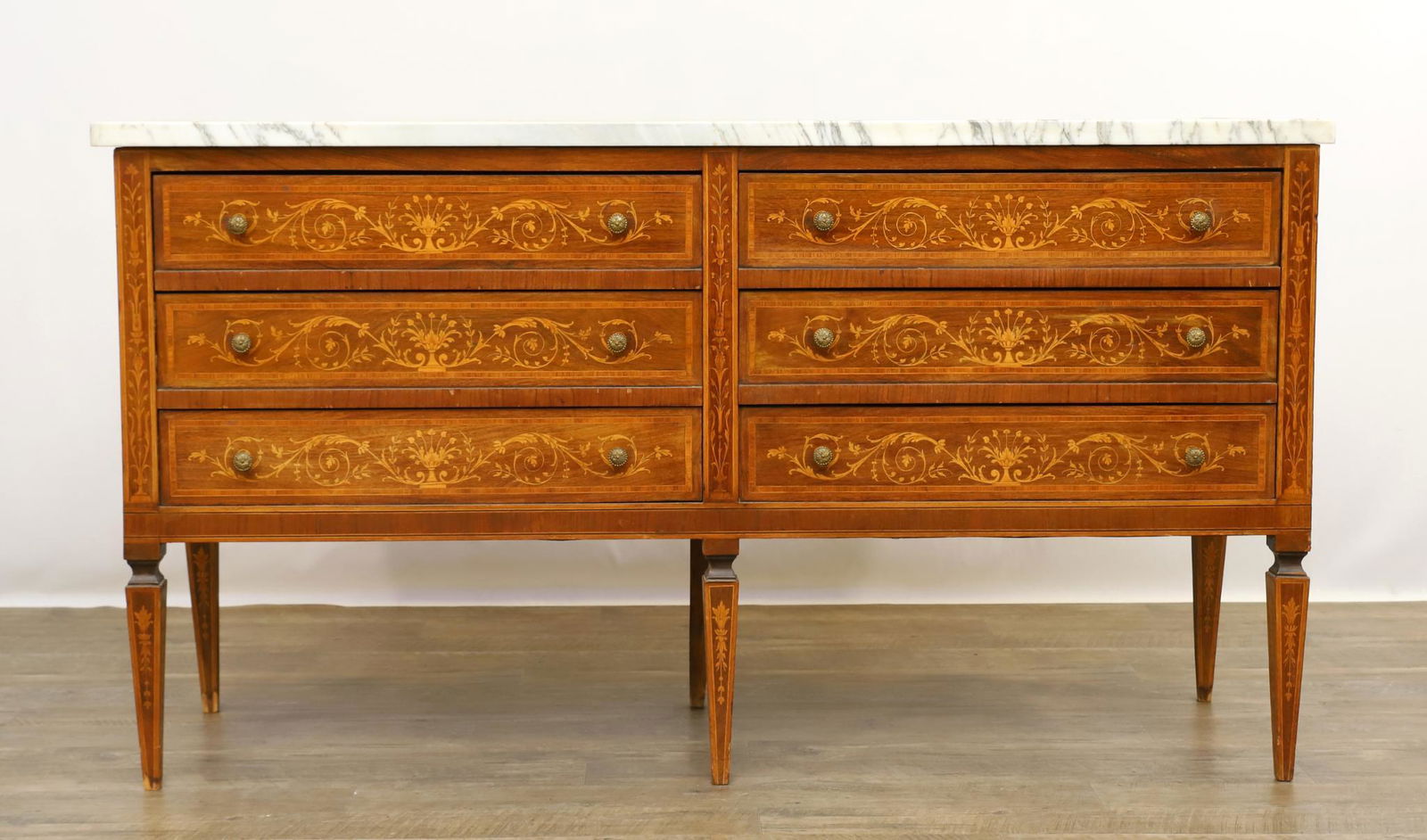 Italian Rosewood and Marquetry Sideboard (1 of 11)