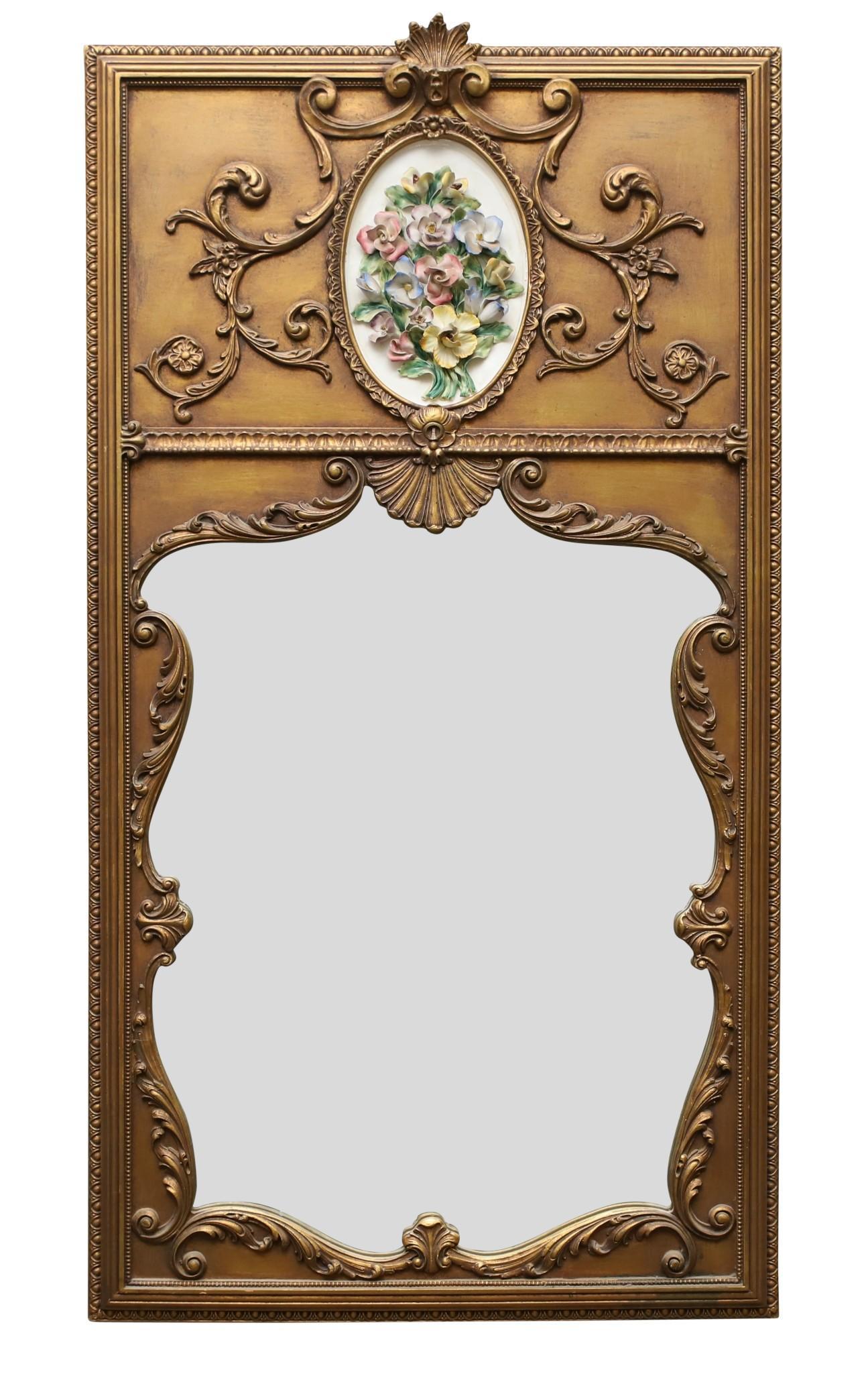 Ornate Gilt Wall Mirror (1 of 6)