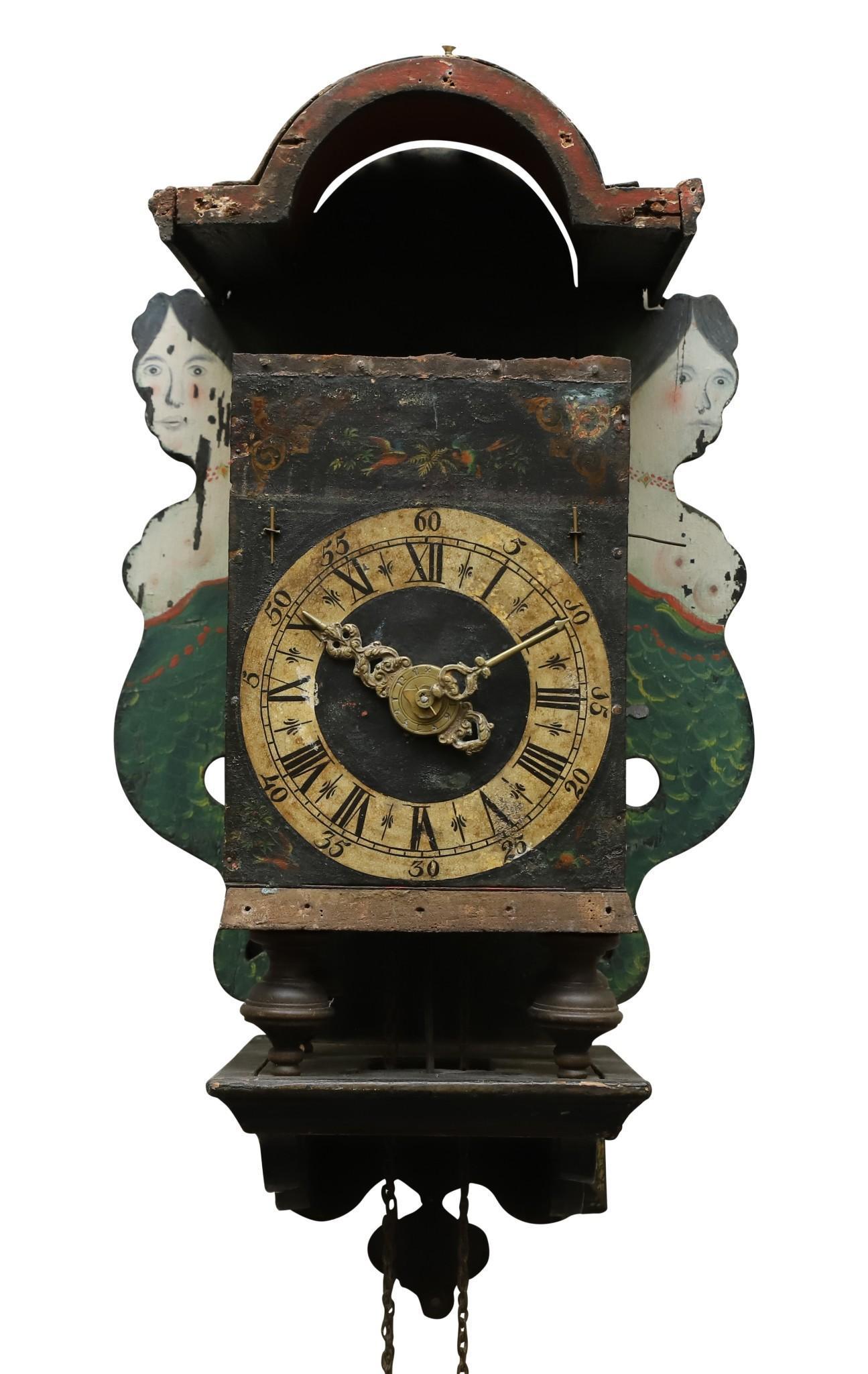 Hand Painted Dutch Folklore Wall Clock (1 of 13)