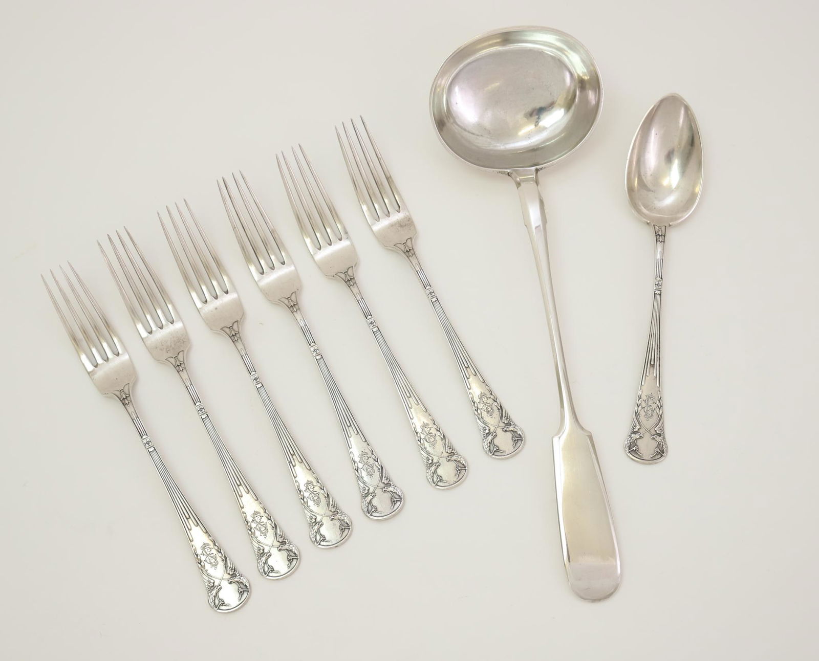 Grachev, Russian Imperial Court, 875 Silver Ladle & (1 of 13)