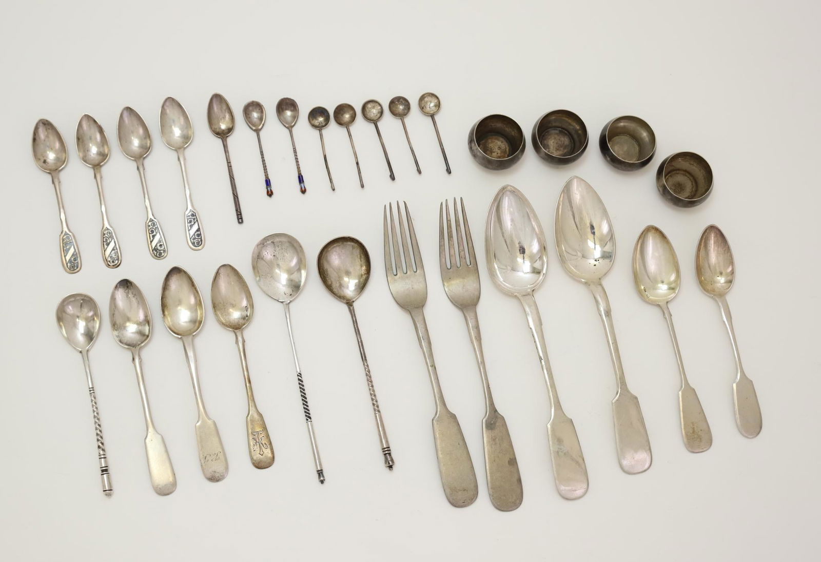 Russian Imperial 875 Silver Tablewares (1 of 20)