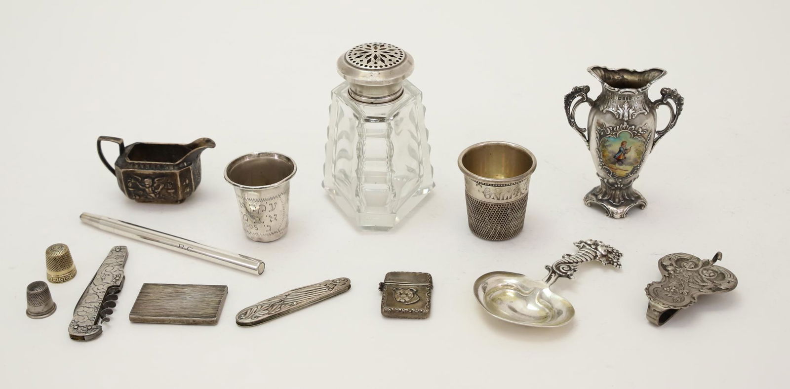 Jensen, Tiffany, Sterling & Other Silver Vanity (1 of 20)