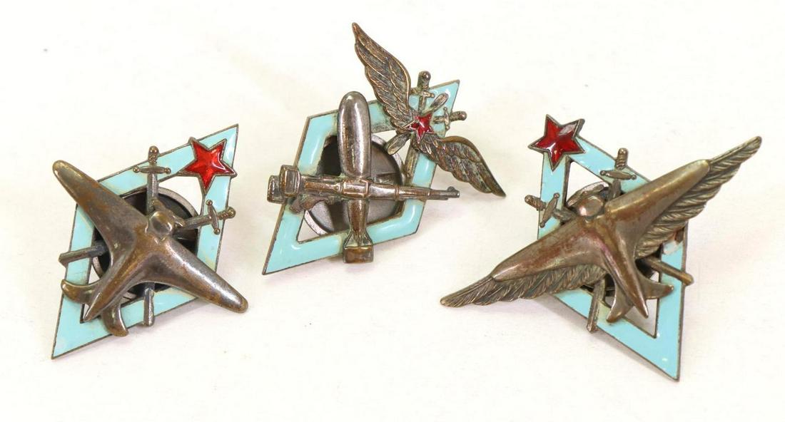Soviet Russia Air Force School Graduation Badges (1 of 7)
