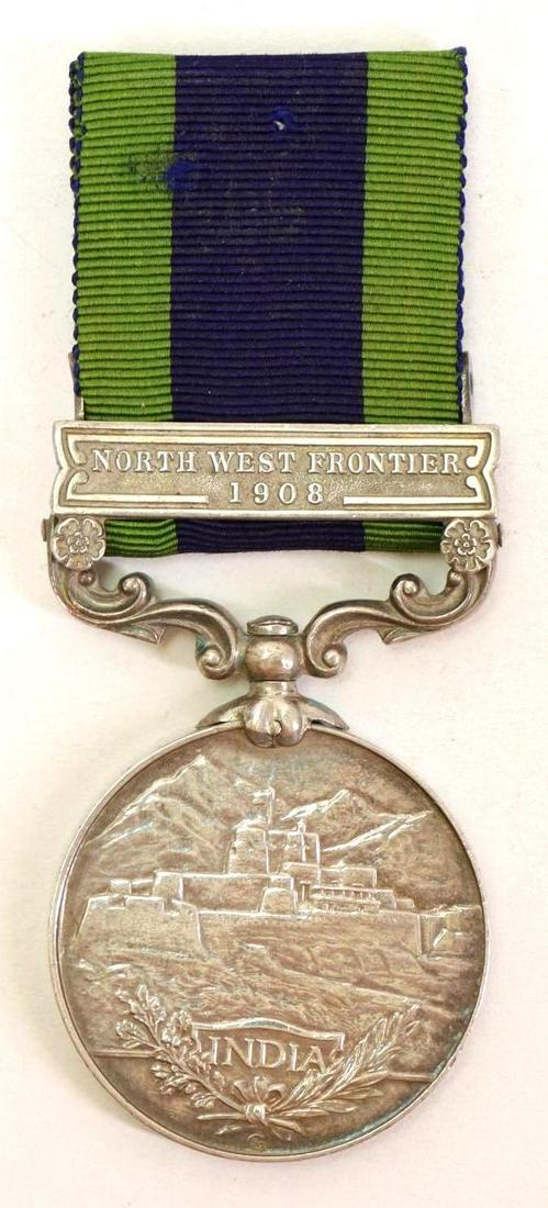 India General Service Medal 1908-1935 West Yorkshire (1 of 7)